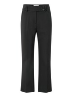 Yaya Yaya, Scuba broek met rechte pijpen, Black, Size: