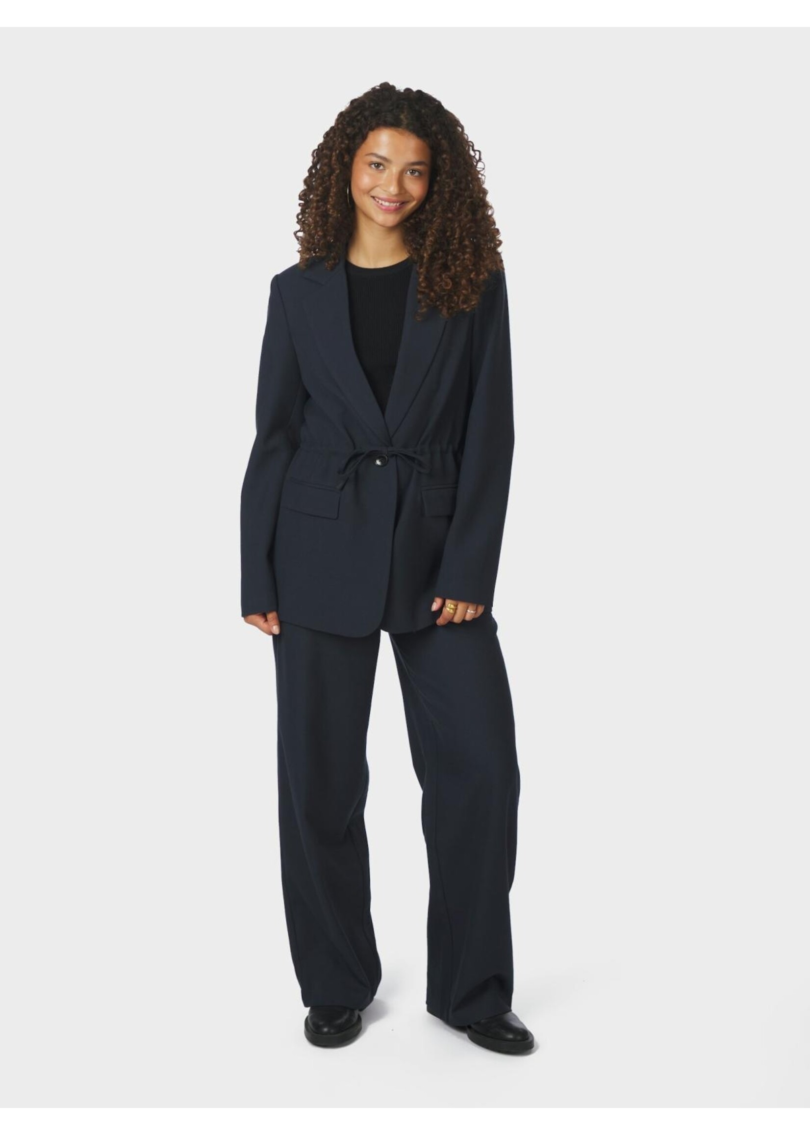 Neo Noir Neo Noir, Jemmie Melange Blazer, Navy, Size: