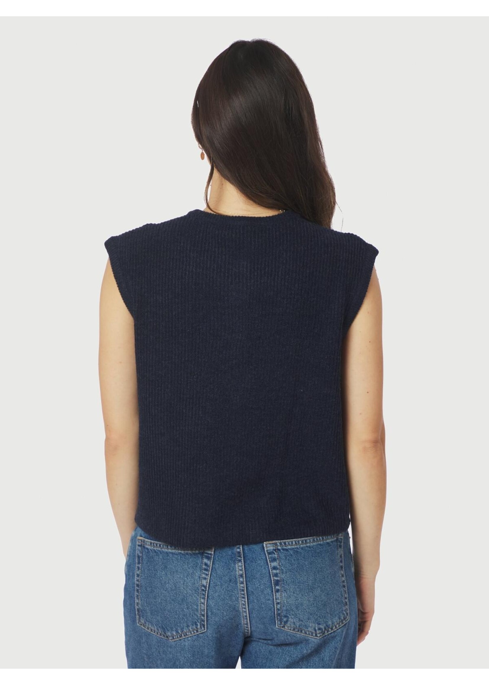Neo Noir Neo Noir, Everest Knit Vest PO, Navy, Size:
