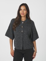 Neo Noir Neo Noir, Benuta Fluffy Knit Cardigan, Antraciet, Size: