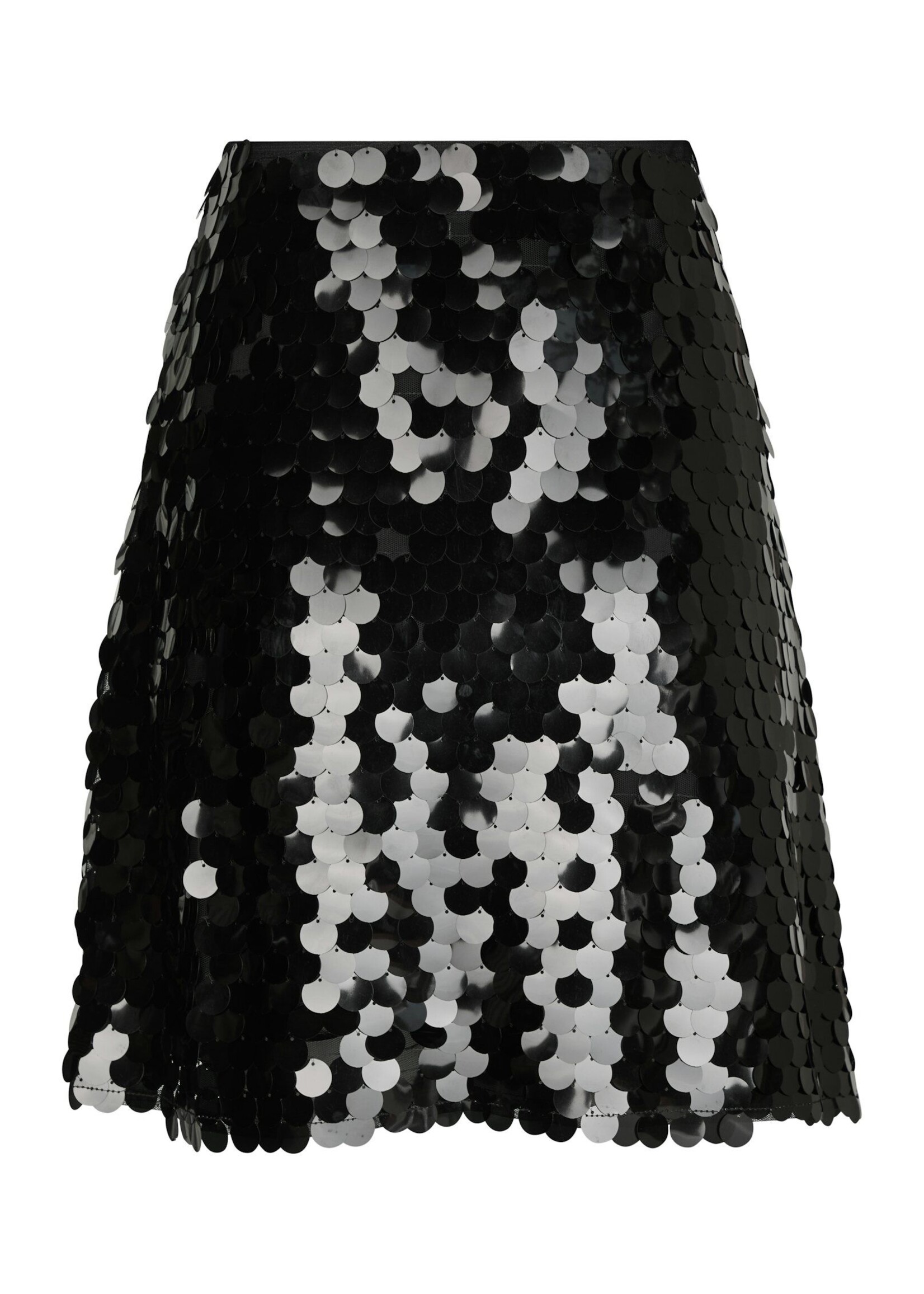 Neo Noir Neo Noir, Miva Big Sequins Skirt , Black, Size: