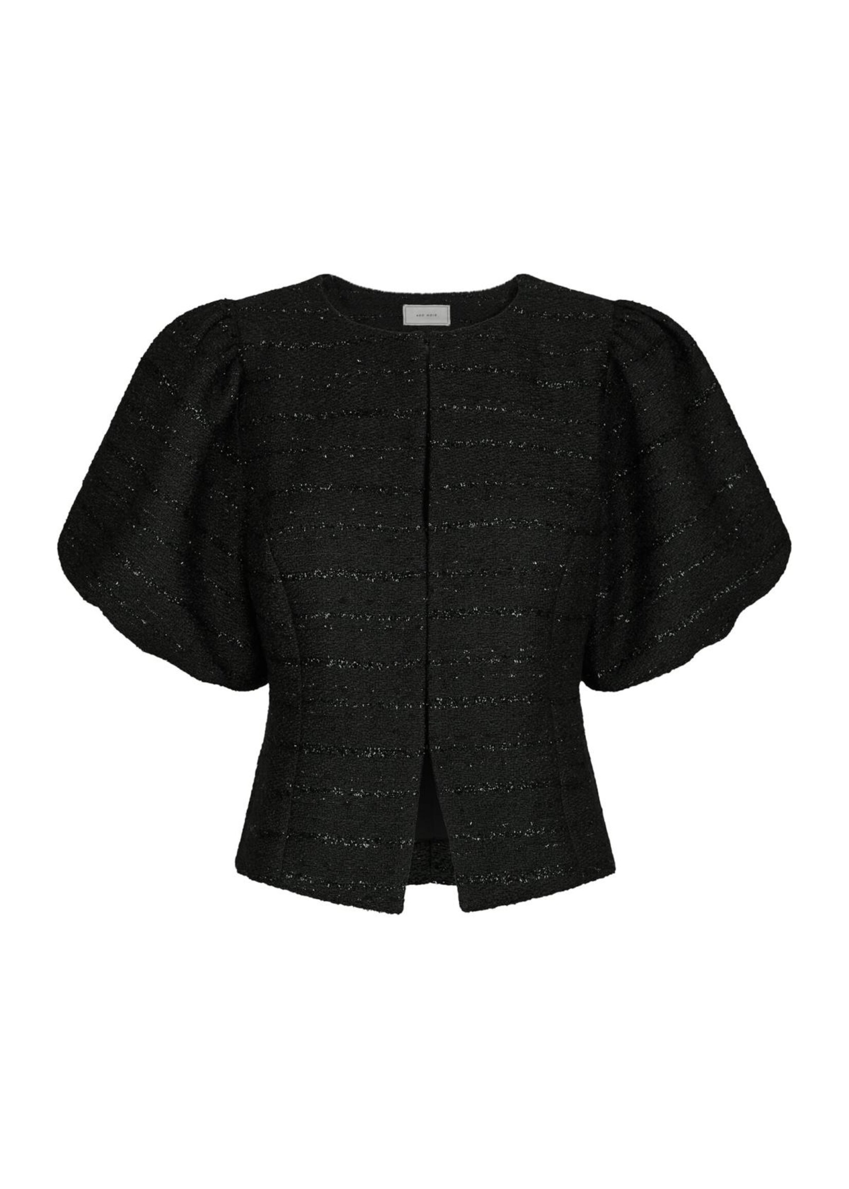 Neo Noir Neo Noir, Anela Boucle Blouse, Black, Size: