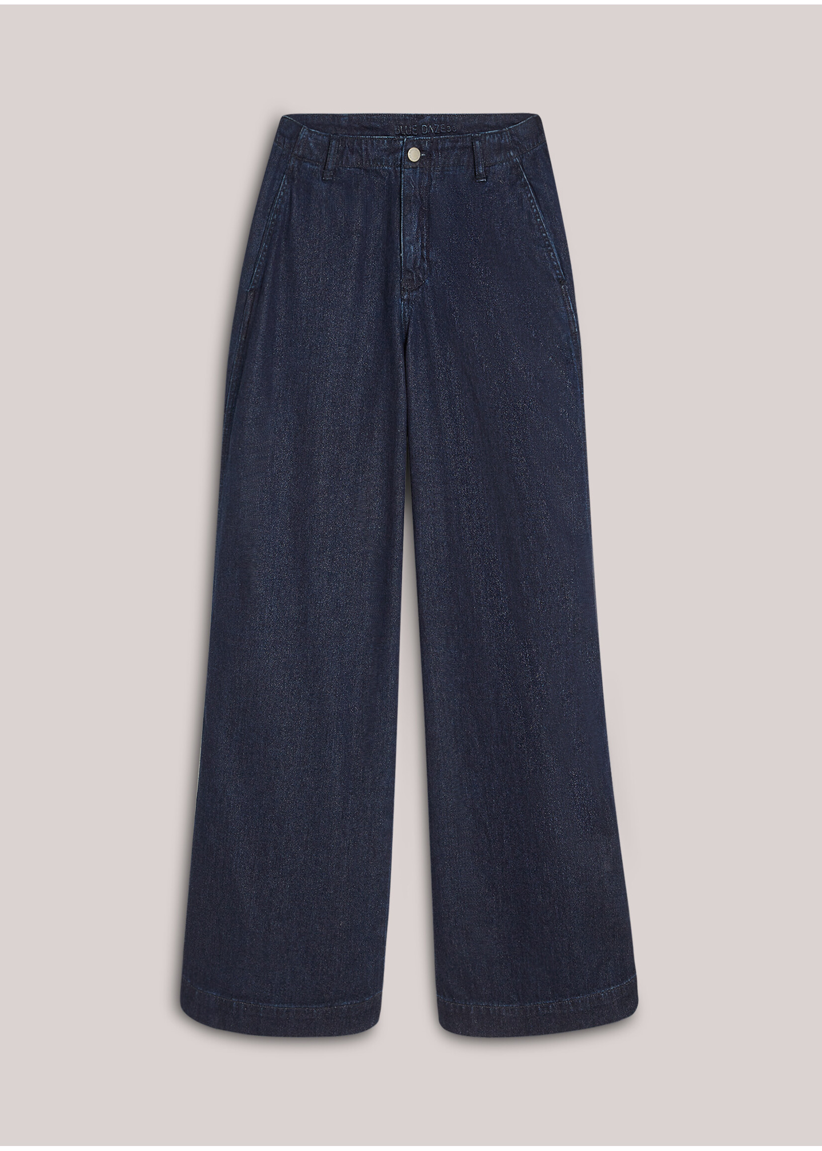 Summum Summum, Jeans wide leg Cotton lurex denim, Night blue denim, Size: