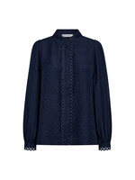 Co Couture Co'Couture, TassyCC Lace Shirt, Navy, size: