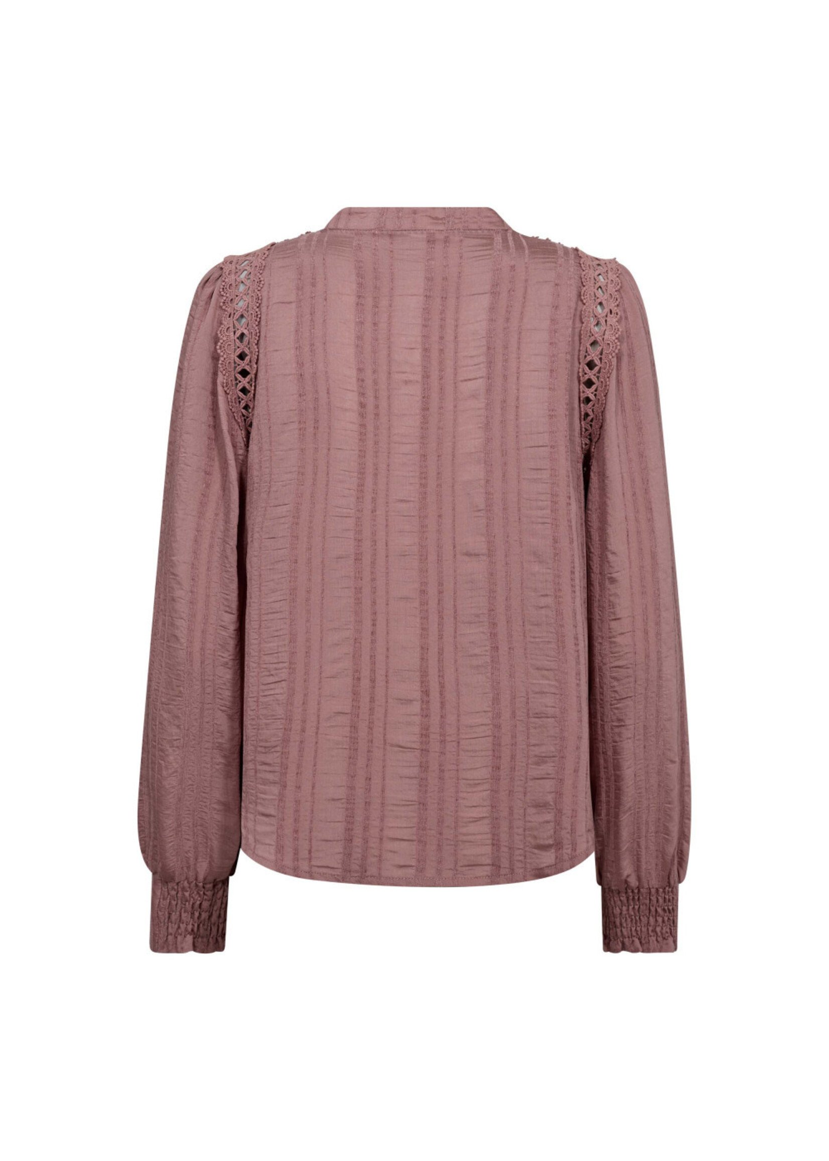 Co Couture Co'couture, KesiCC Lace V-Shirt, Old rose, Size: