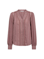 Co Couture Co'couture, KesiCC Lace V-Shirt, Old rose, Size: