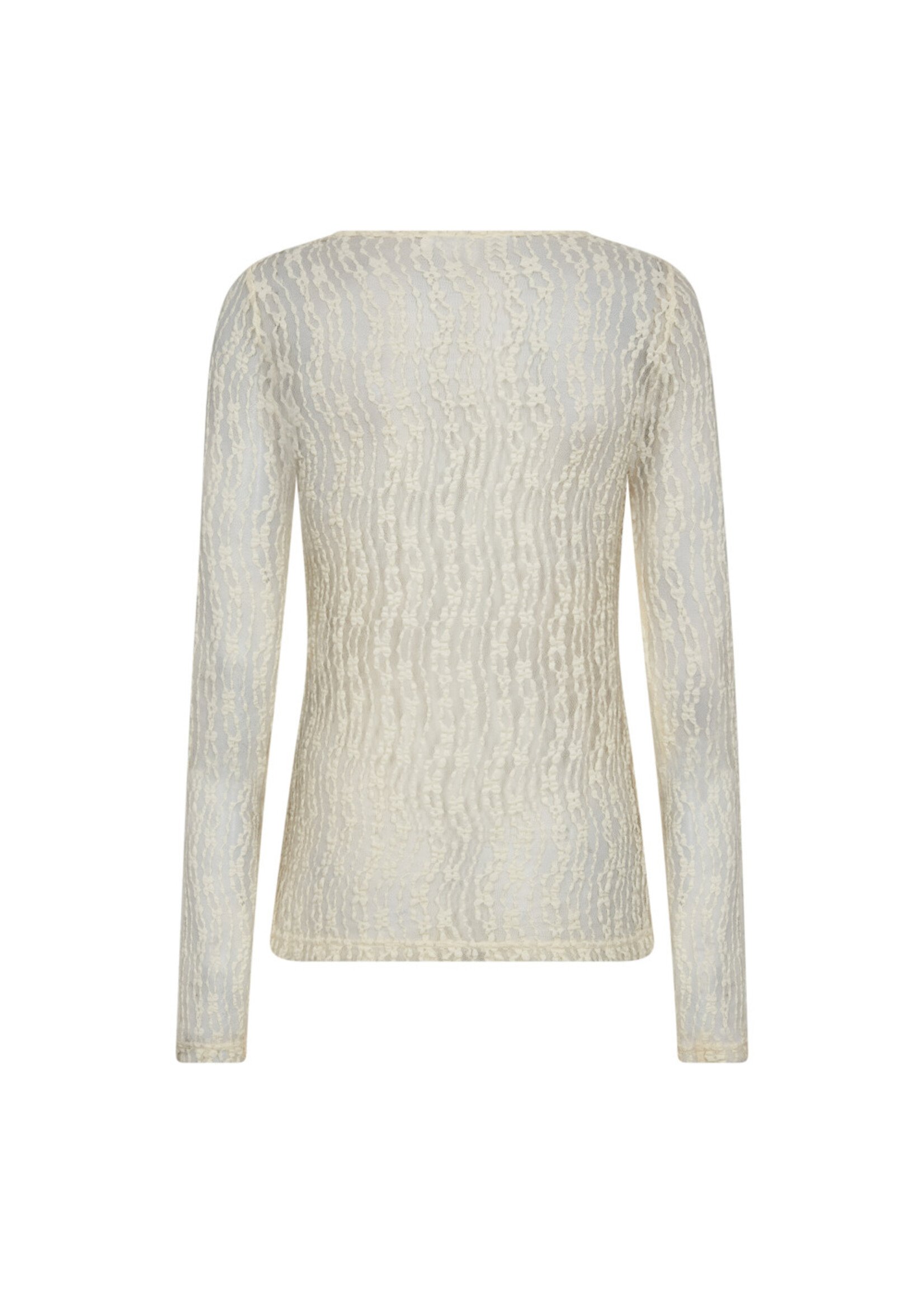 Co Couture Co'Couture, BarbCC O-Neck Blouse, Off white, Size: