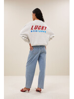 By-Bar By-bar, Bibi melange lucky everyday sweater, Light grey mel, Size: