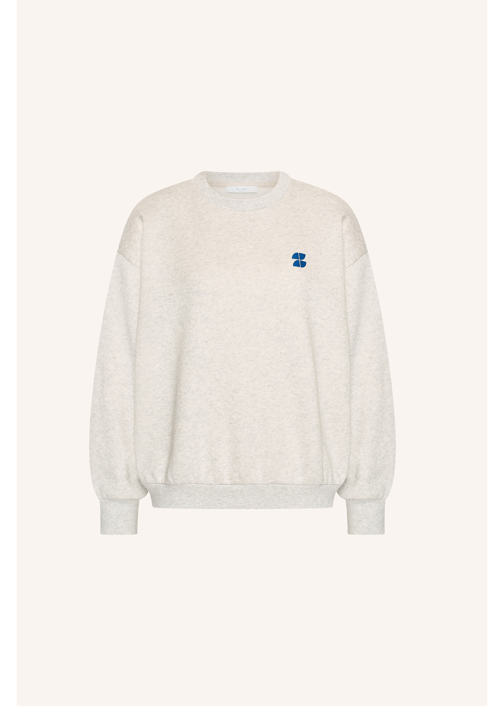 By-Bar By-bar, Bibi melange lucky everyday sweater, Light grey mel, Size: