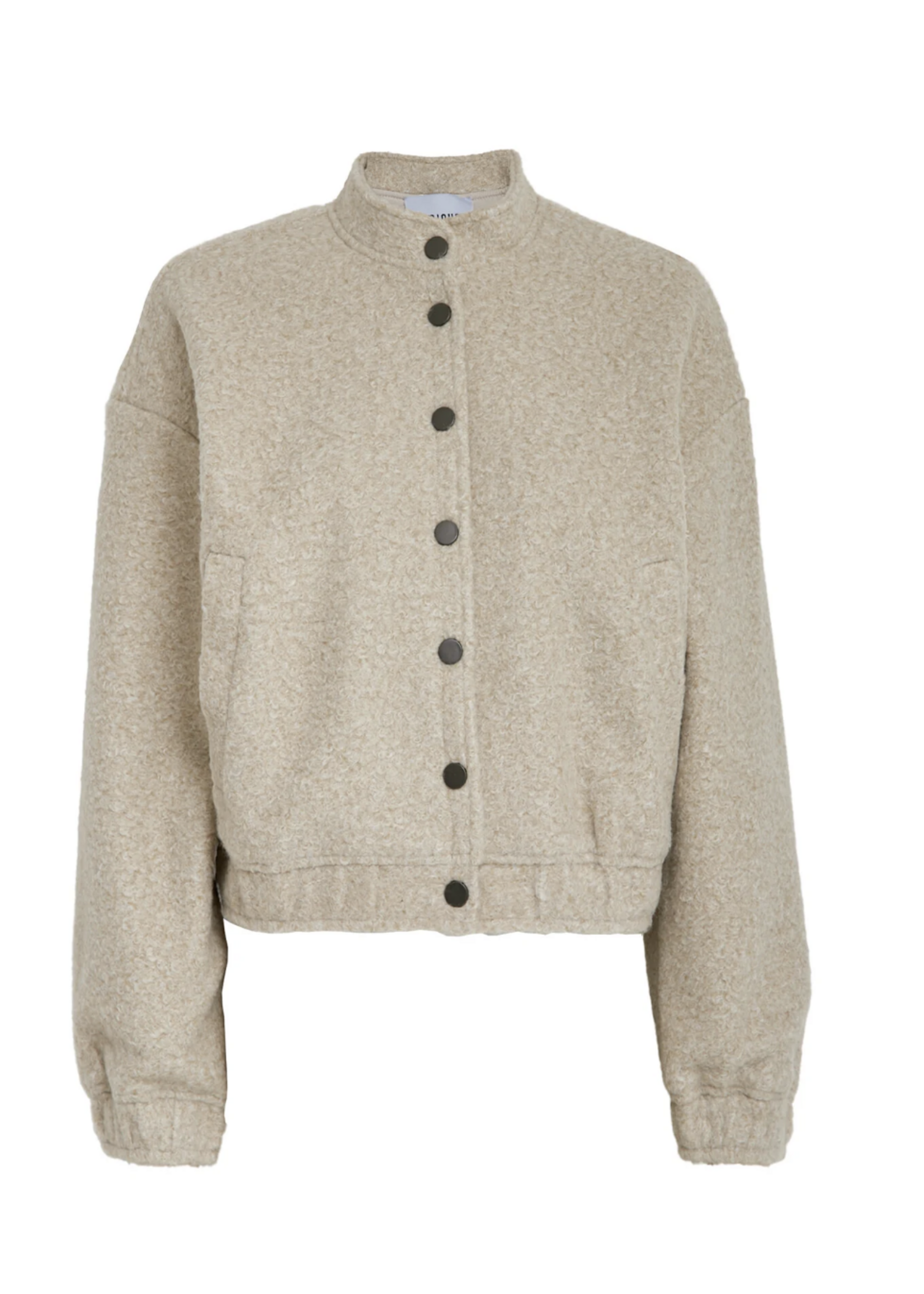 Minus Minus, MSJenia Short Jacket, Sand grey, Size: