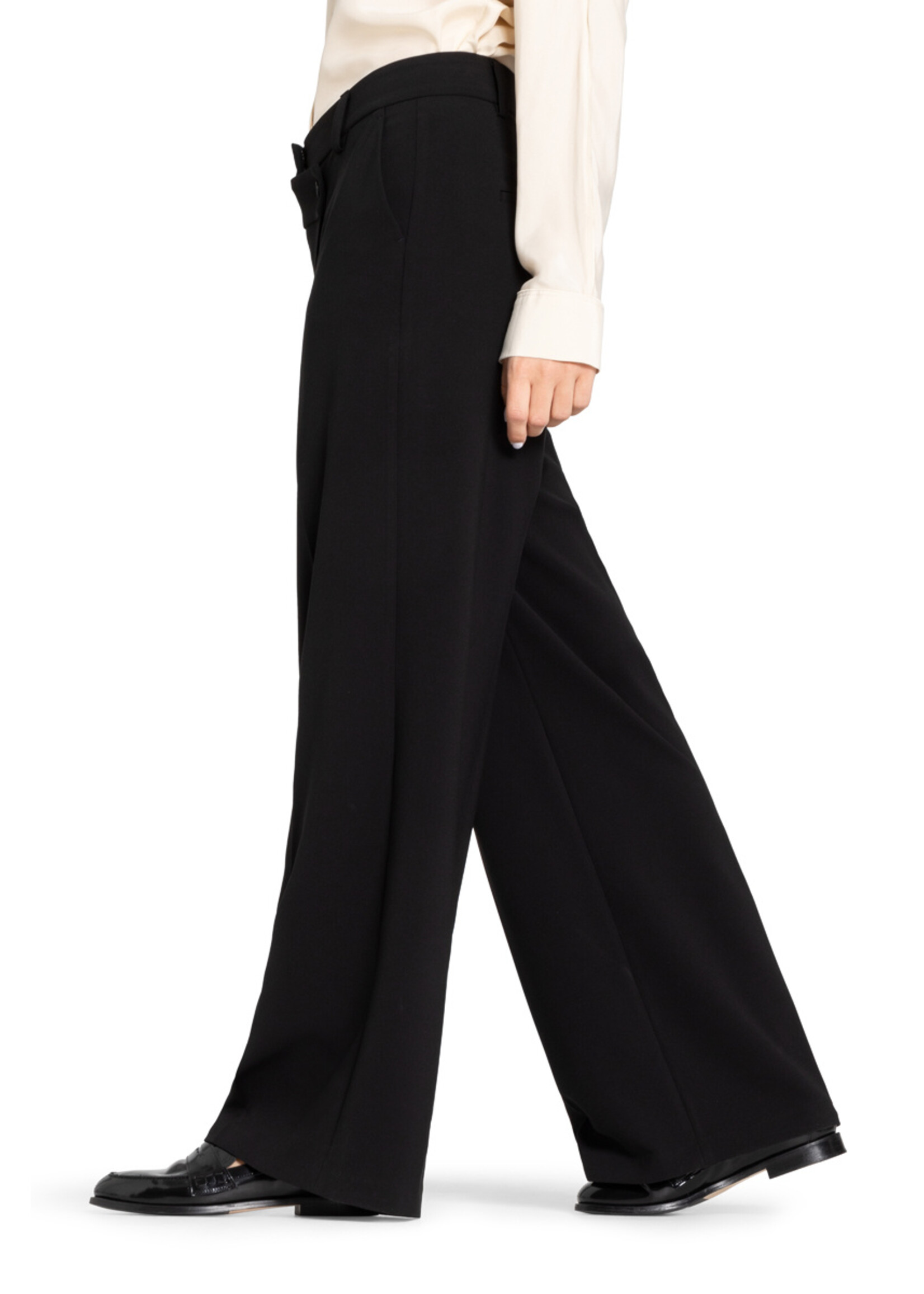 Cambio Cambio, Anais wrap pantalon, Black, Size: