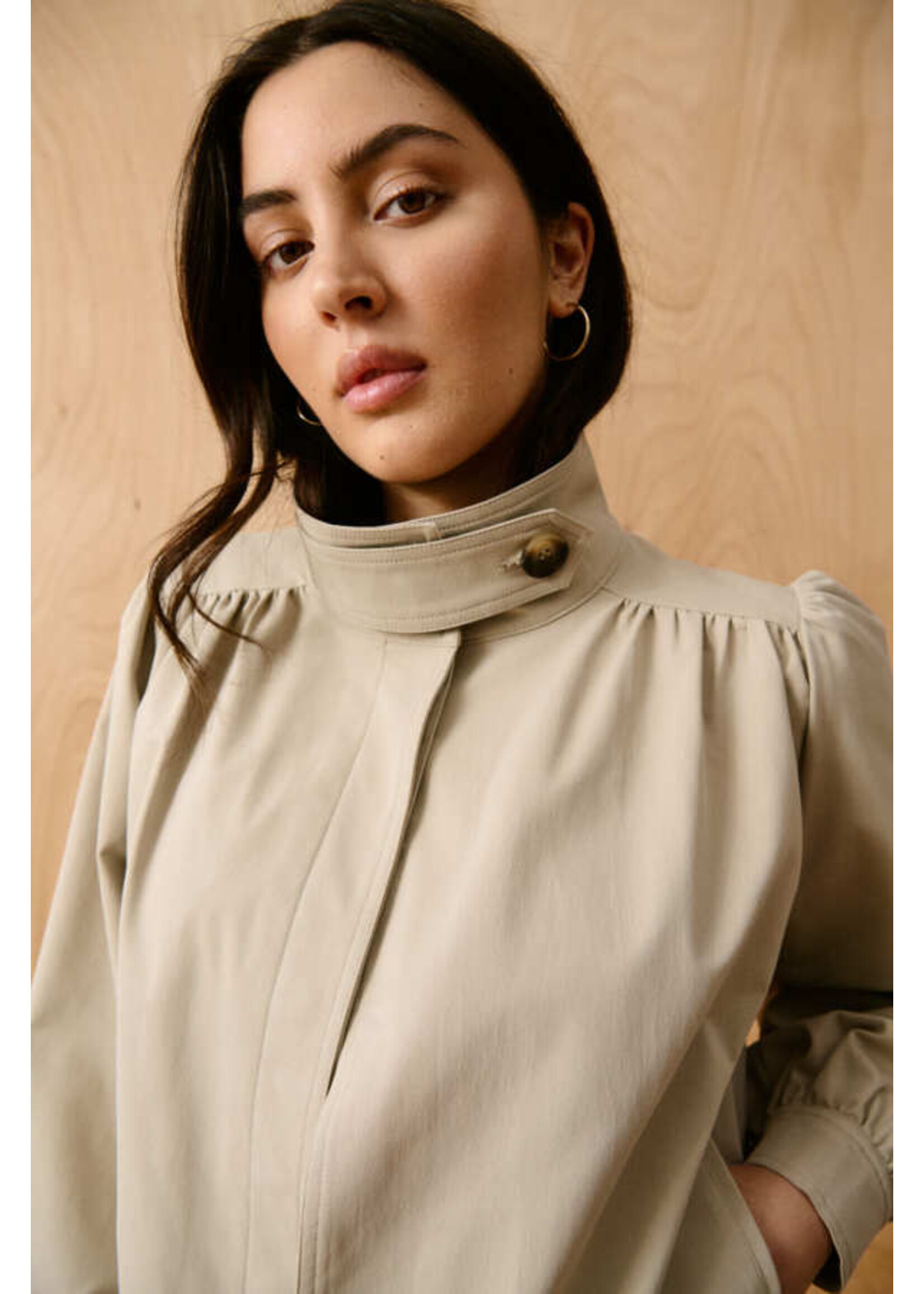 Saint Tropez Saint Tropez, OlinaSZ Short Jacket, Oxford tan, Size: