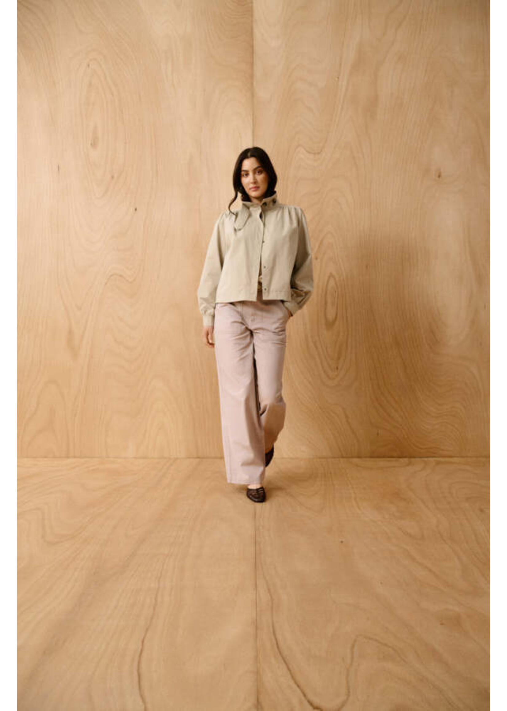 Saint Tropez Saint Tropez, OlinaSZ Short Jacket, Oxford tan, Size: