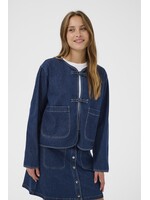 Saint Tropez Saint Tropez, OivySZ Jacket, Blue denim, Size: