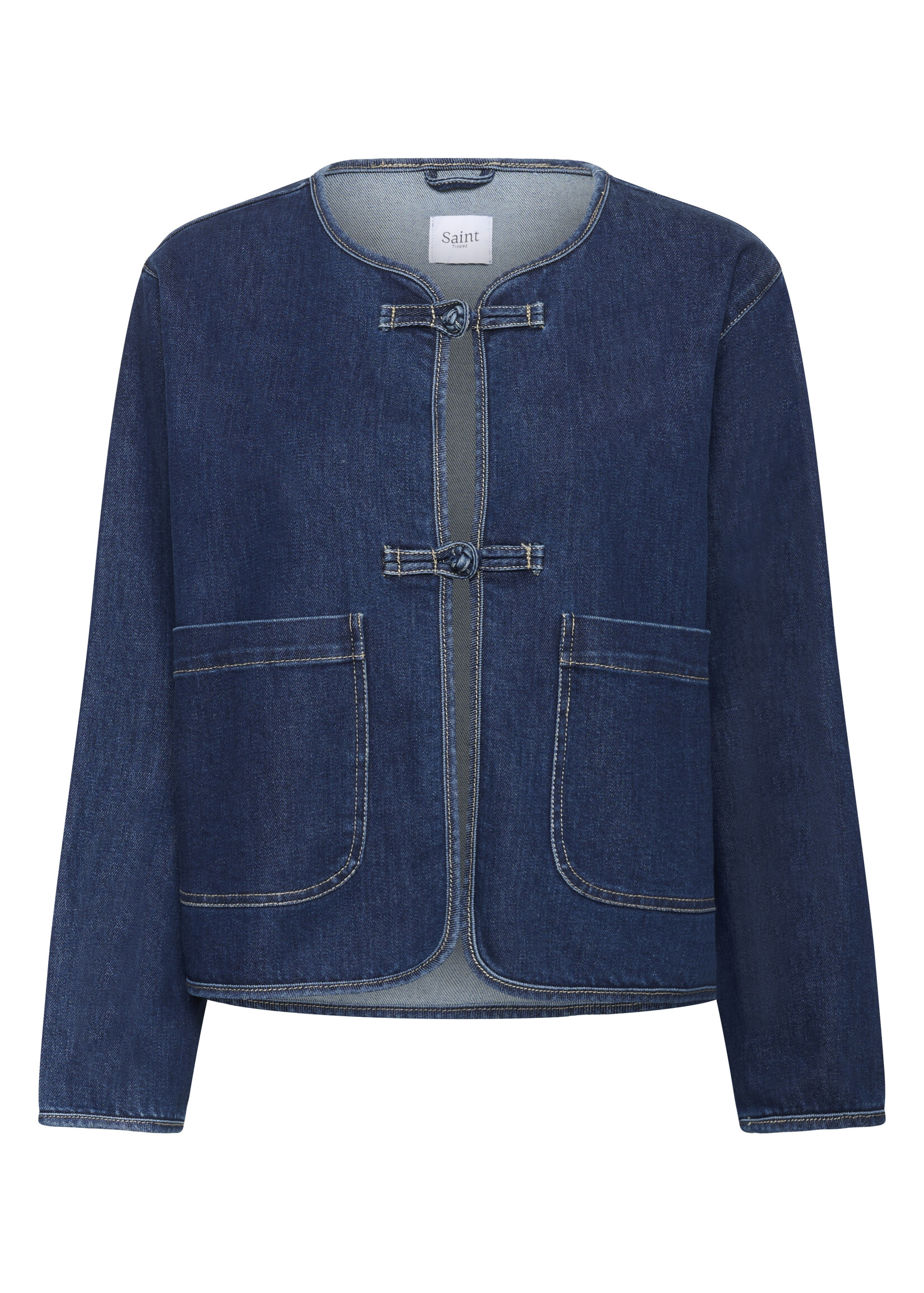 Saint Tropez Saint Tropez, OivySZ Jacket, Blue denim, Size: