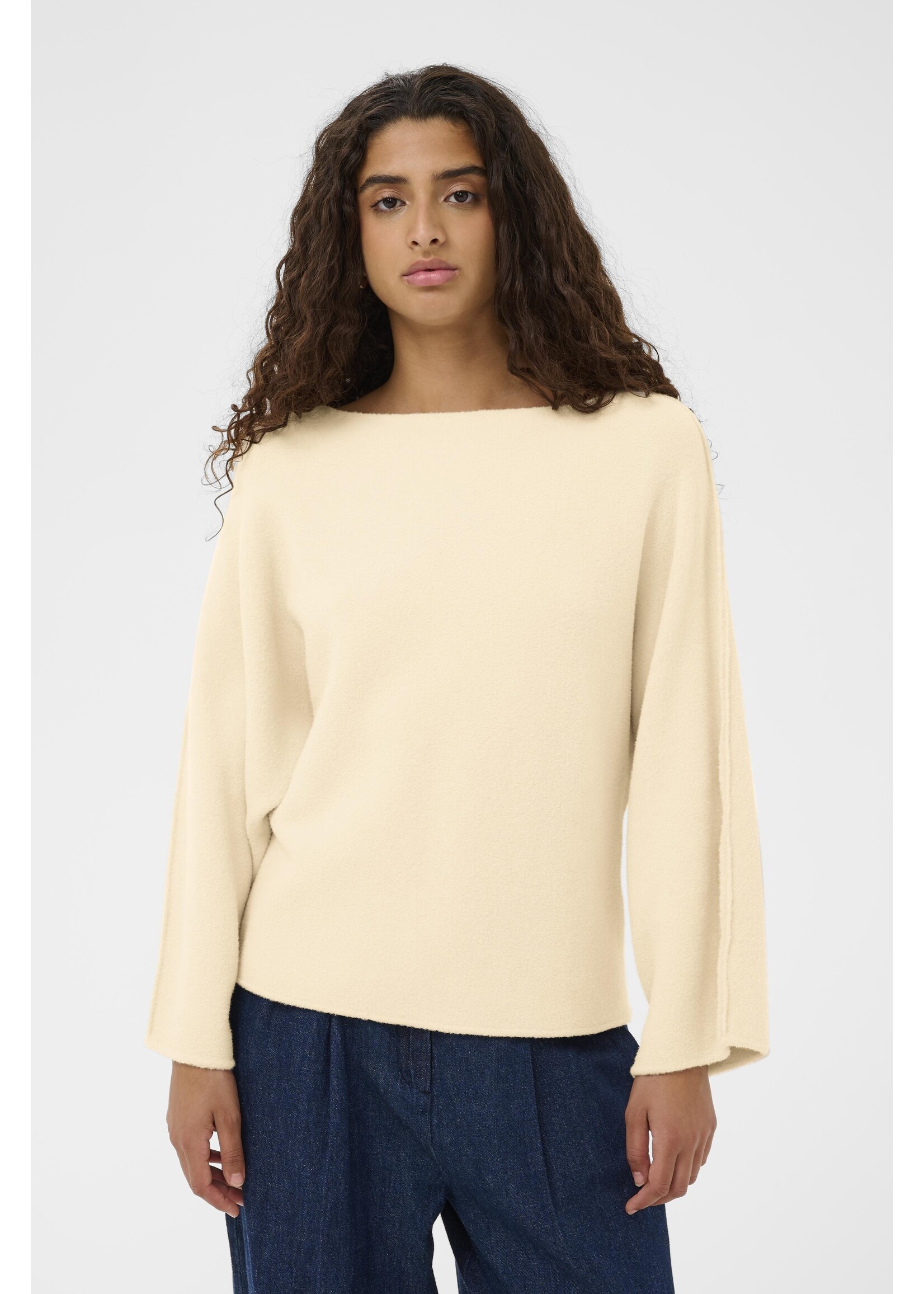 Soaked In Luxury Soaked, SLNerea Pullover, Turtledove, Size: