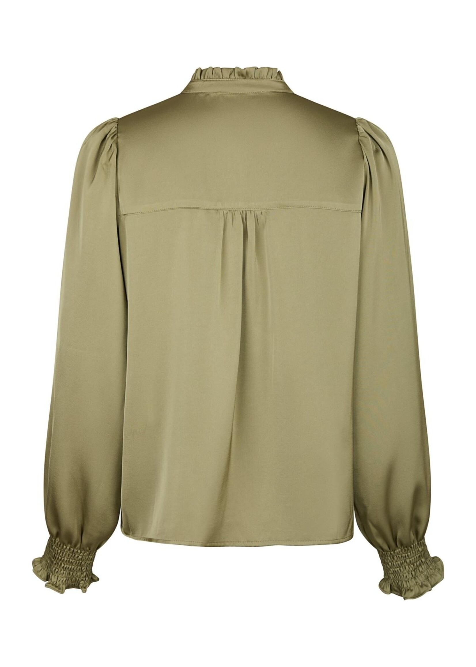 Neo Noir Neo Noir, Zamola Blouse, Dusty Army, Size: