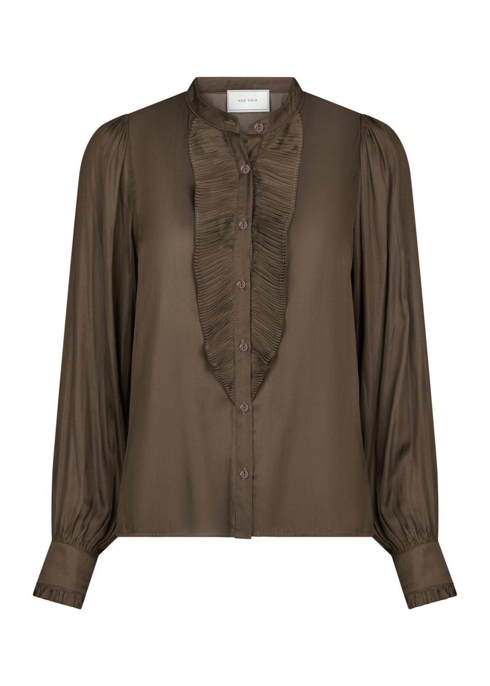 Neo Noir Neo Noir, Zola Blouse, Dark brown