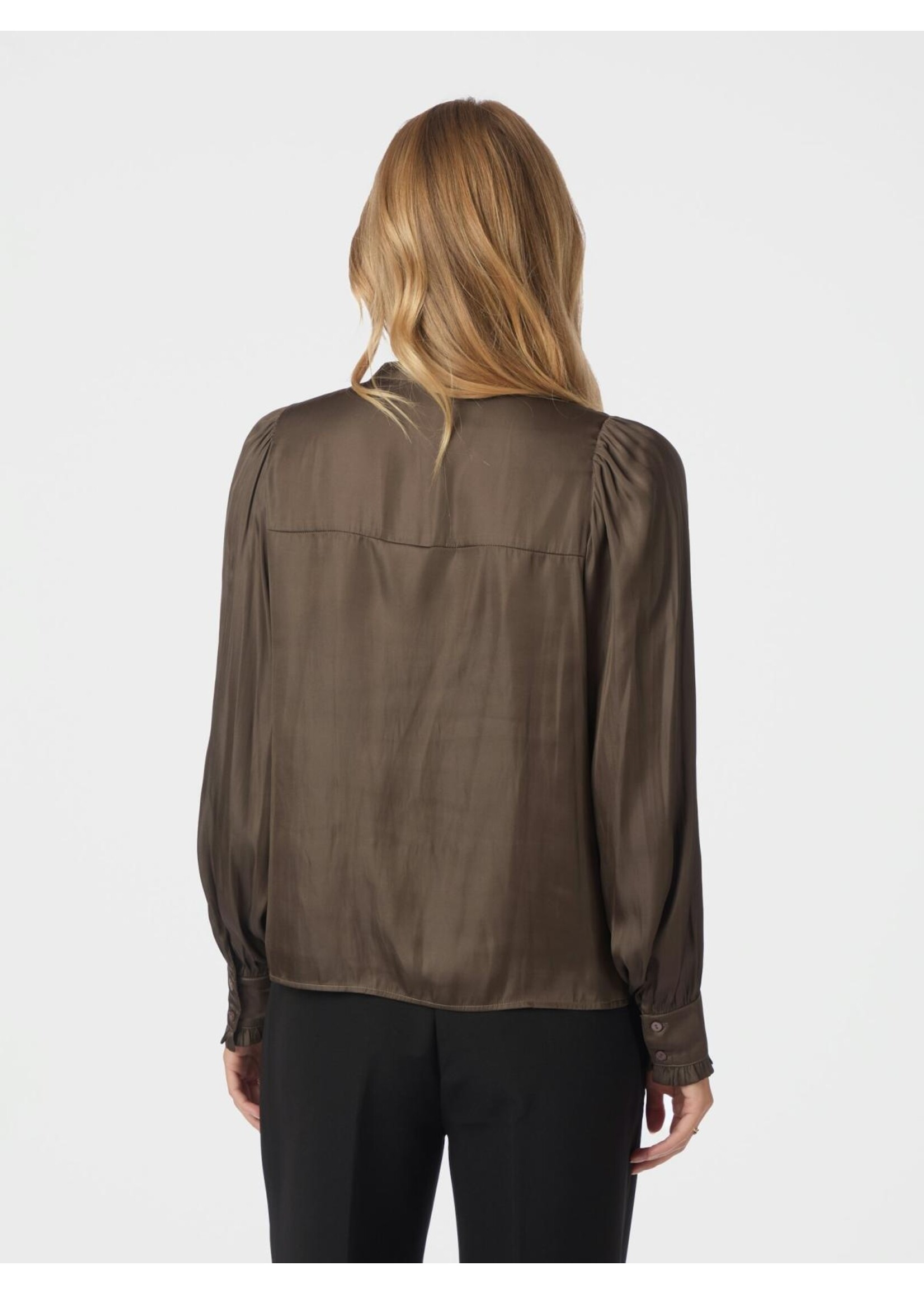 Neo Noir Neo Noir, Zola Blouse, Dark brown