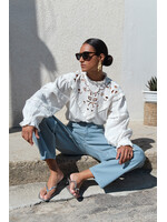 By-Bar By-Bar, bowie blouse, Off white, Size: