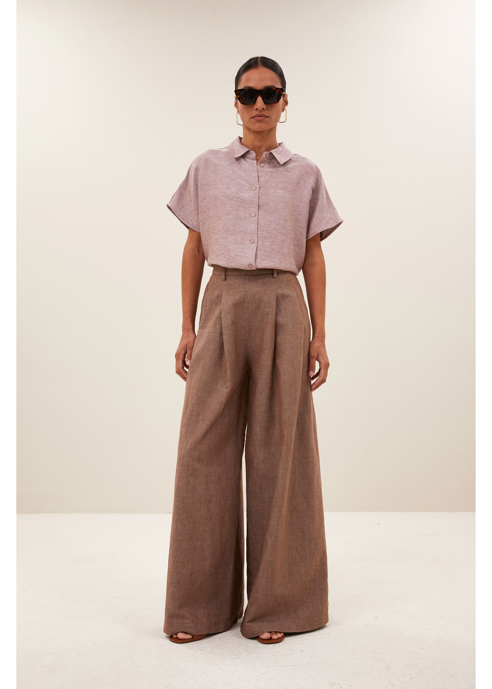 By-Bar By-Bar, barley gloss blouse, Mellow rose, Size: