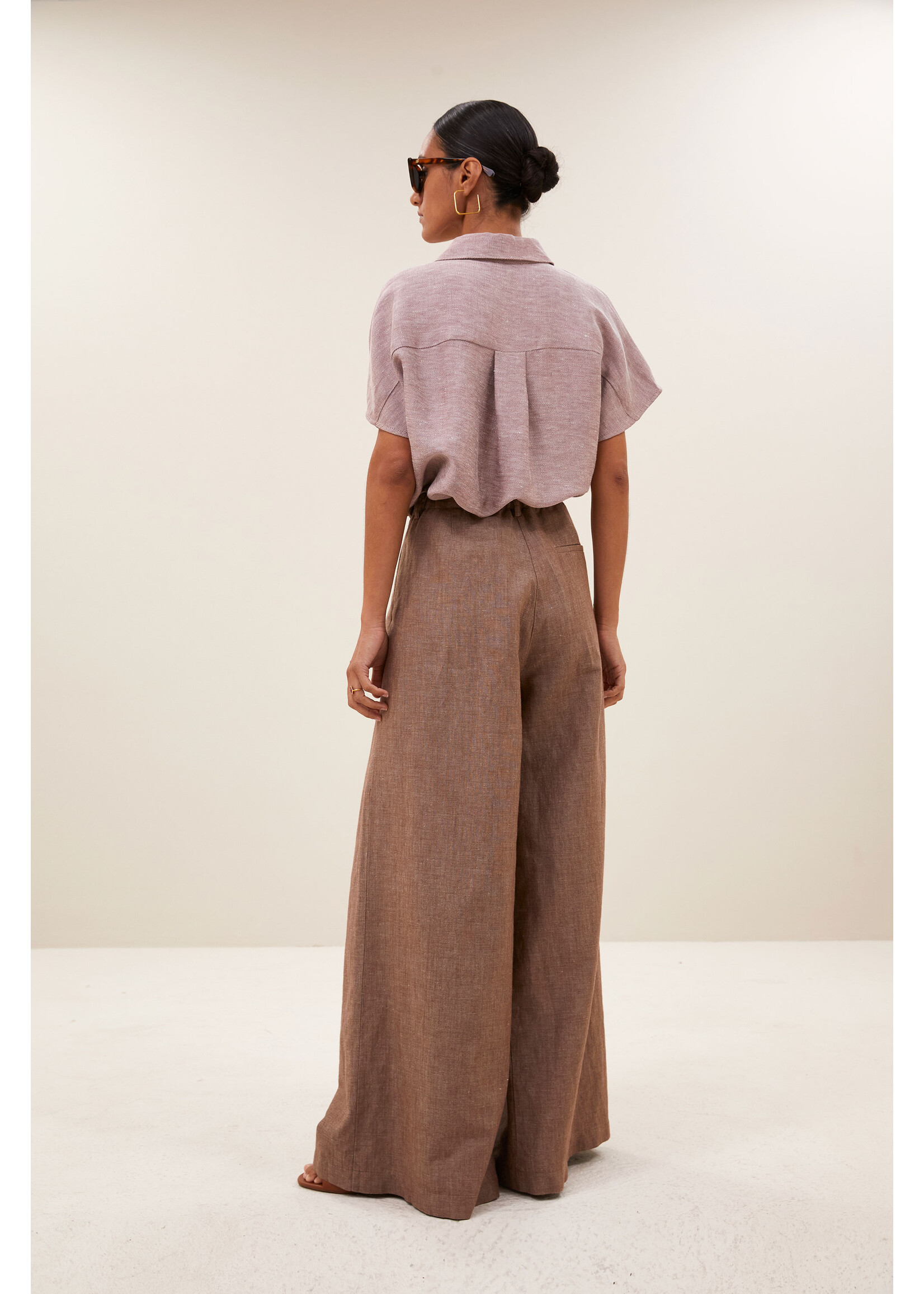 By-Bar By-Bar, barley gloss blouse, Mellow rose, Size: