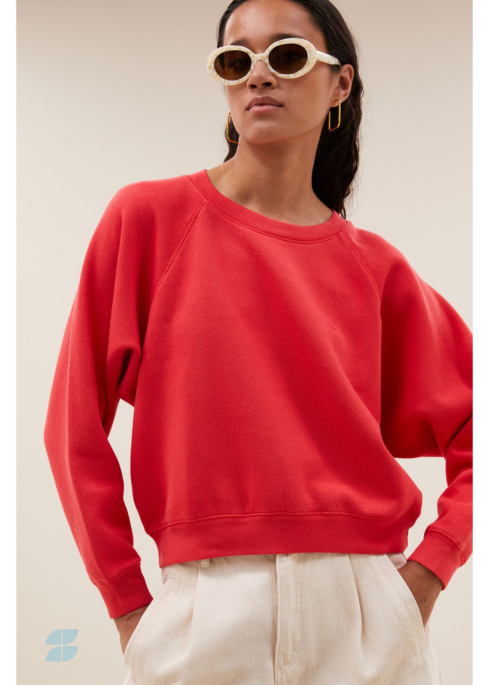 By-Bar By-Bar, carrie sweater, Poppy red, Size: