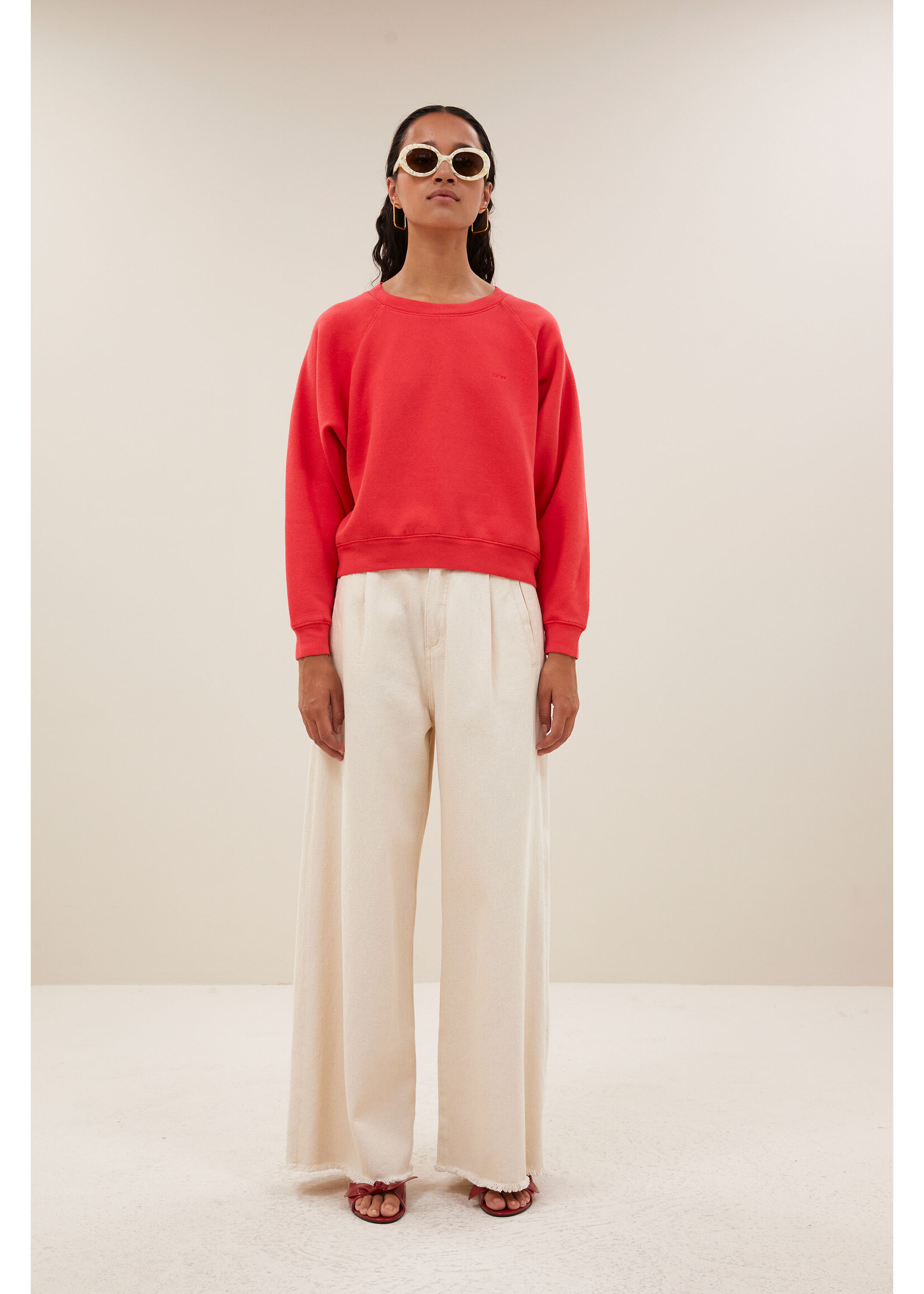 By-Bar By-Bar, carrie sweater, Poppy red, Size: