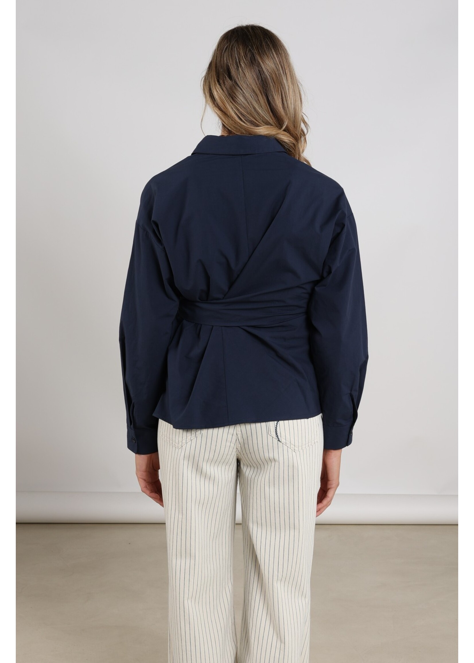 Nukus Nukus, Aneta Top LS, Navy, Size: