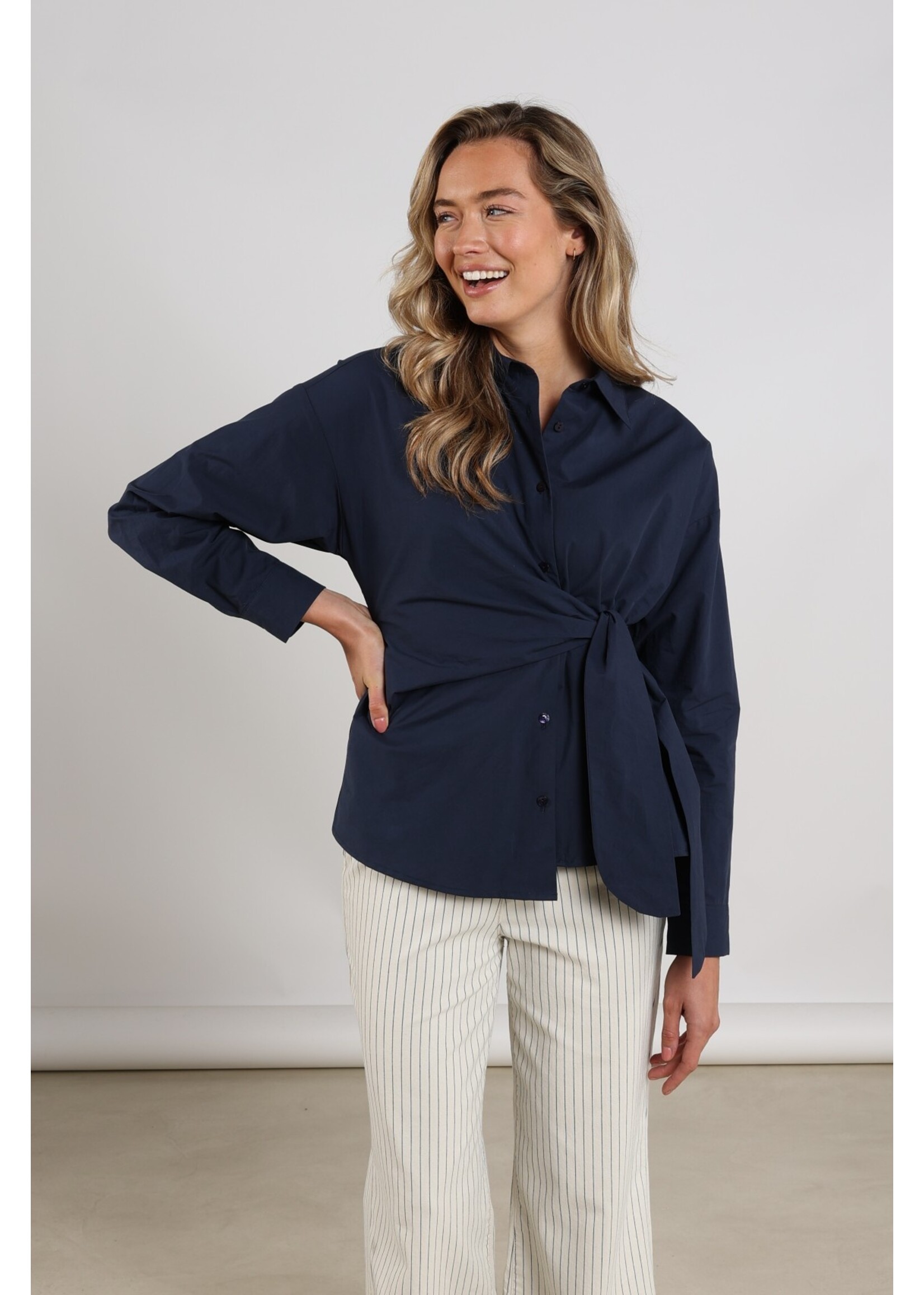 Nukus Nukus, Aneta Top LS, Navy, Size: