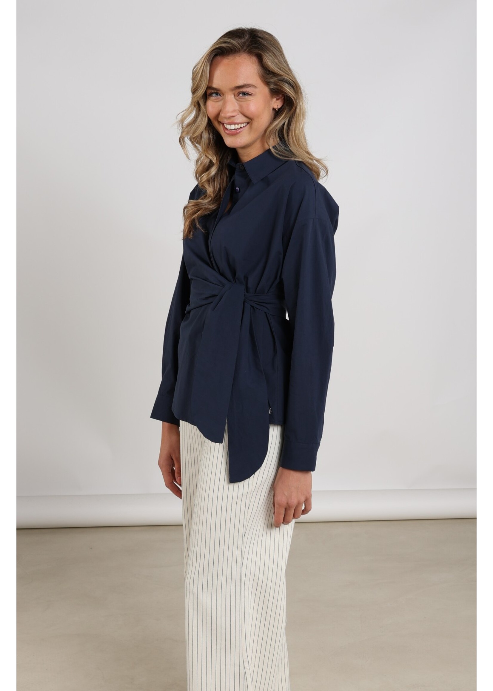 Nukus Nukus, Aneta Top LS, Navy, Size: