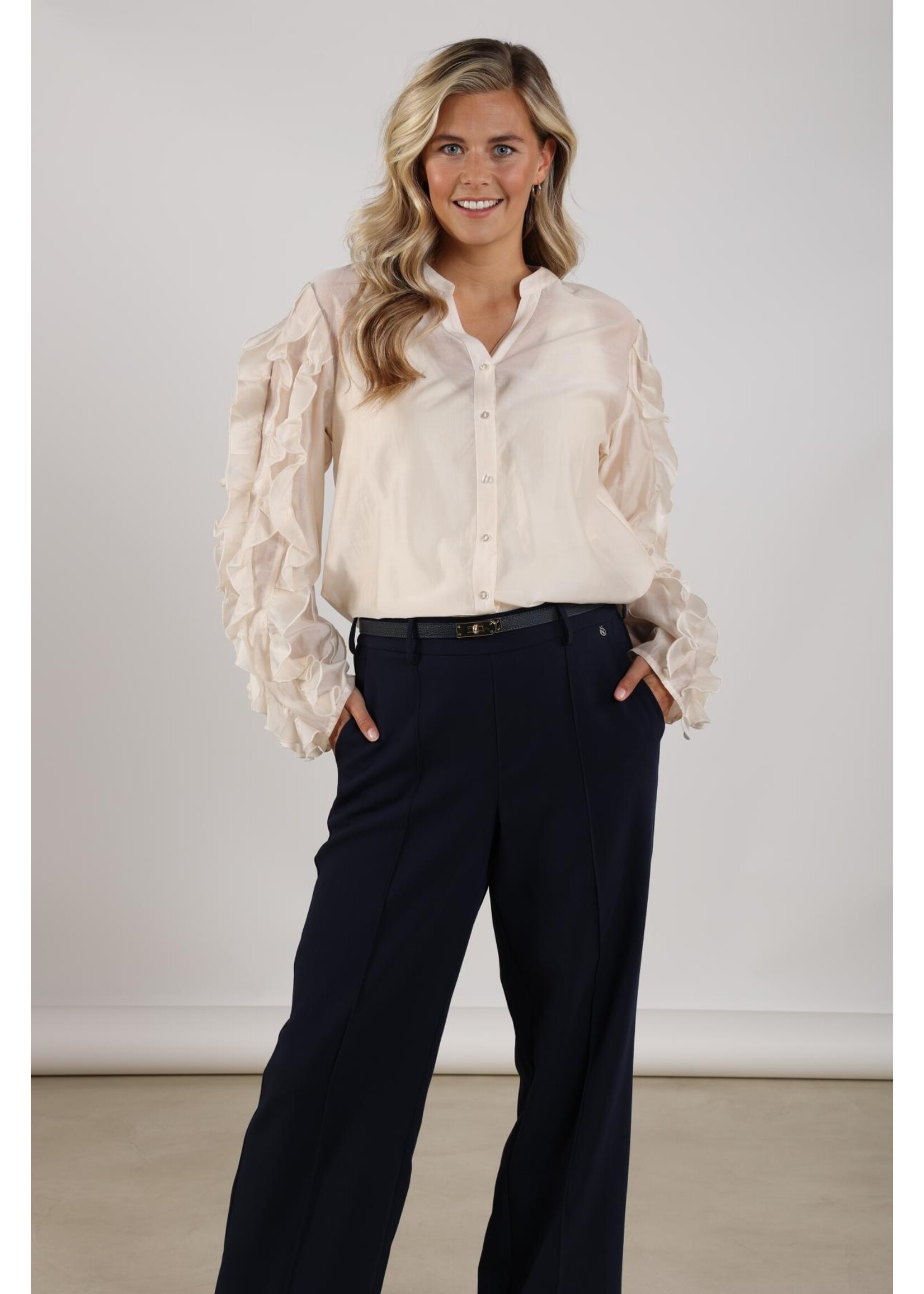 Nukus Nukus, Margriet Blouse, Off white, Size: