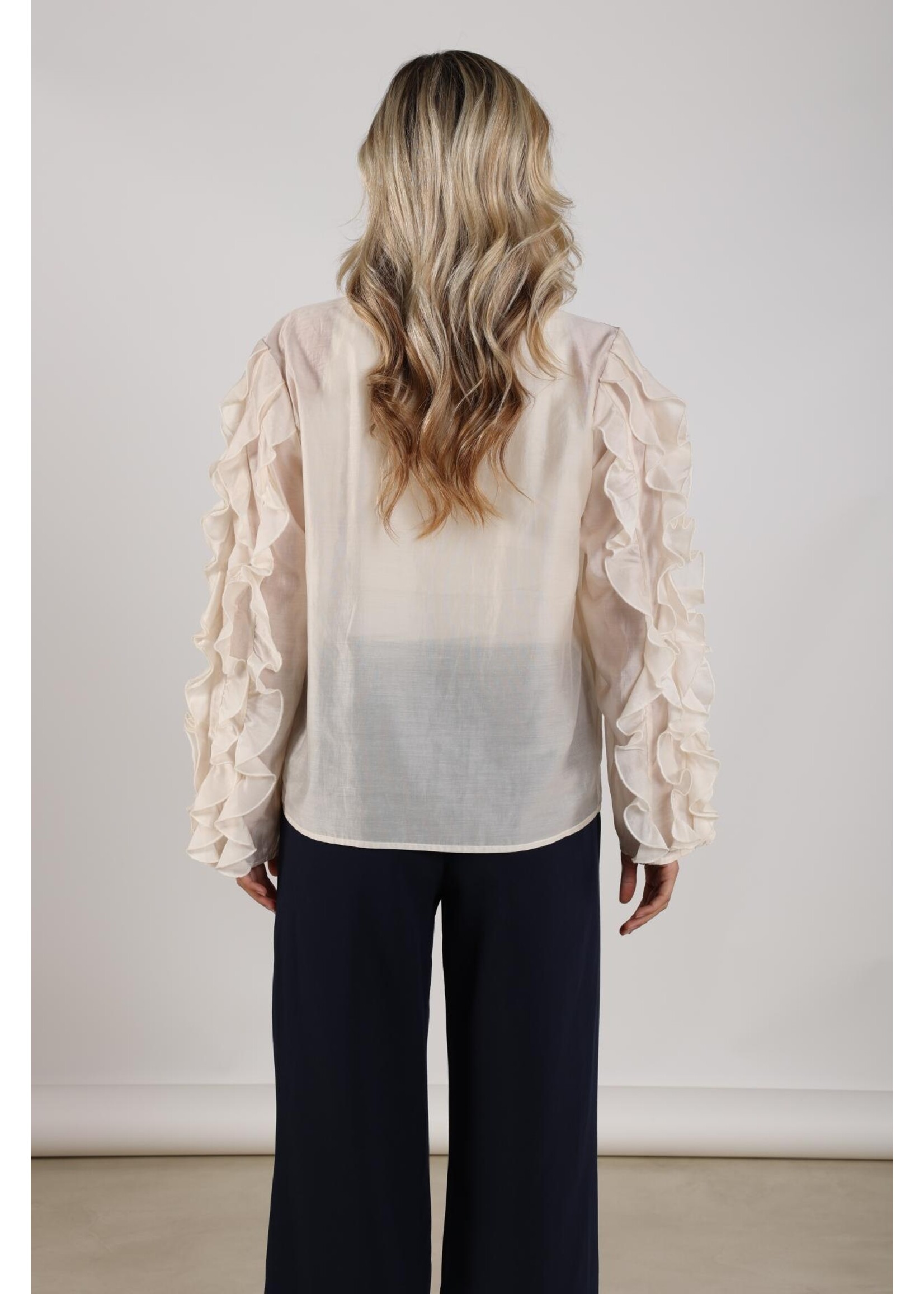 Nukus Nukus, Margriet Blouse, Off white, Size: