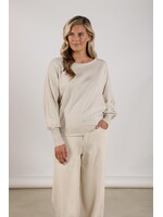 Nukus Nukus, Jorien Pullover Lurex, Sand, size: