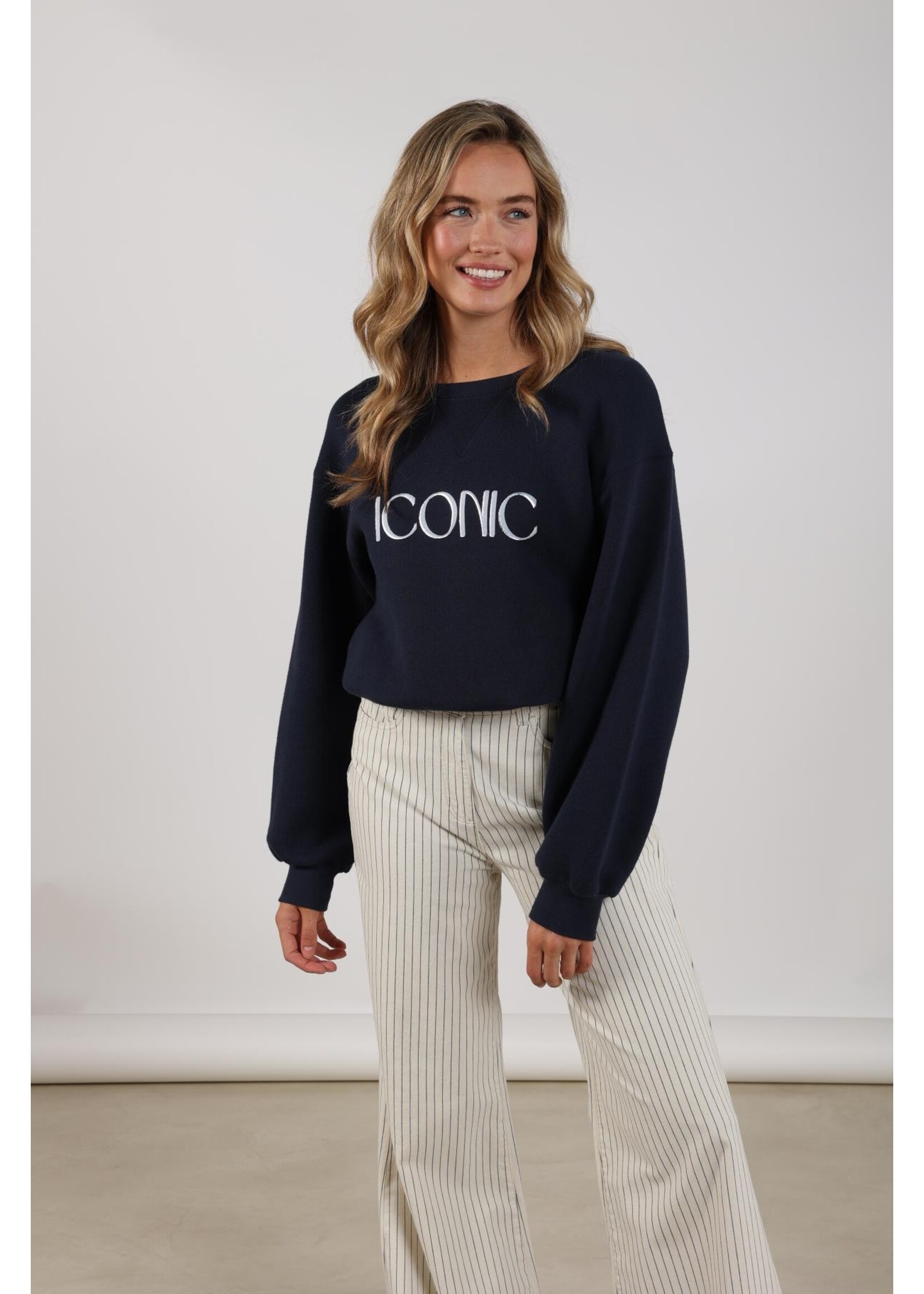Nukus Nukus, Amalia Pullover Iconic, Navy, Size: