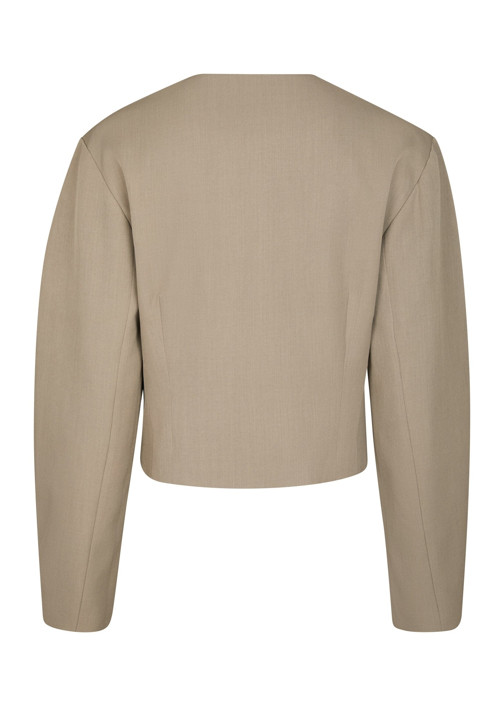 Neo Noir Neo Noir, Aranti Structure Curve Jacket, Warm grey, Size