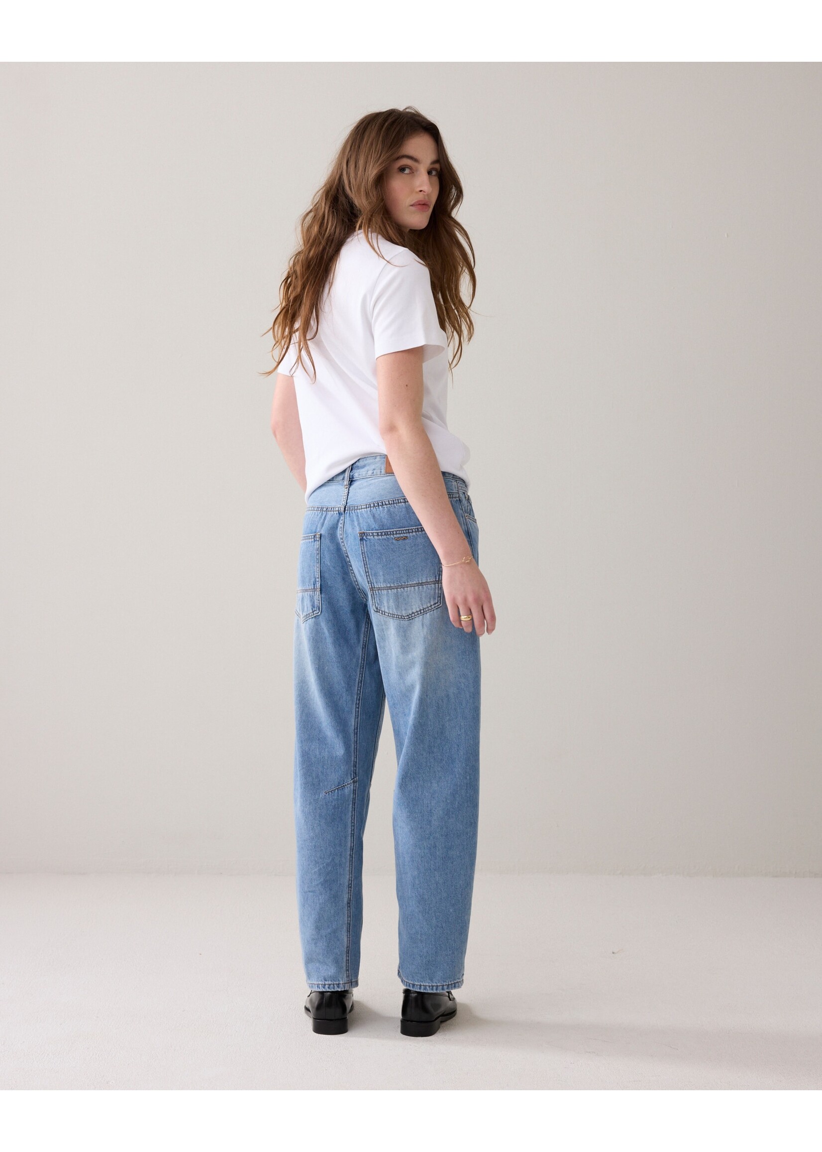 Summum Blue daze, Jeans cocoon leg Vintage cotton twill, Vintage blue, Size: