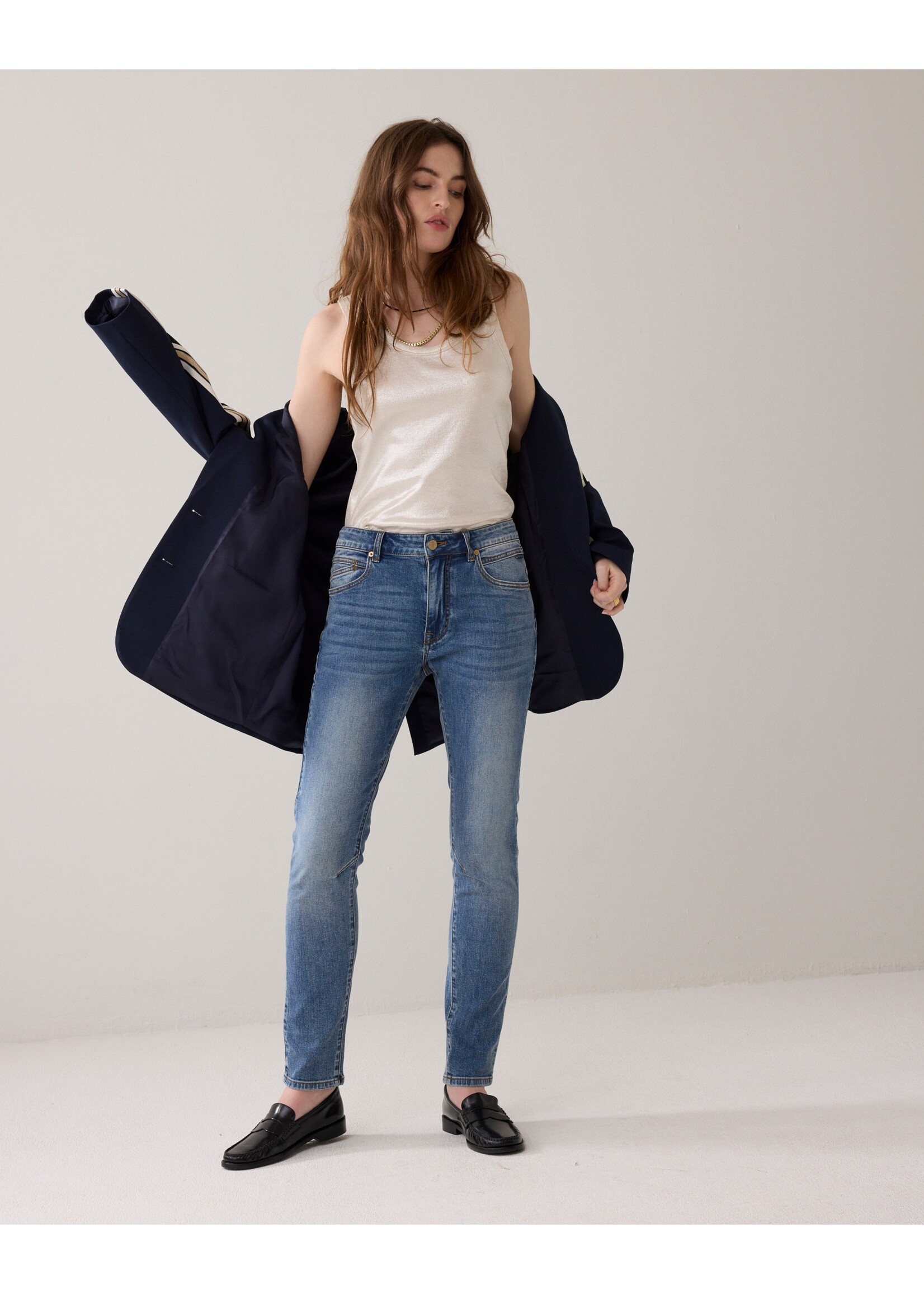 Summum Blue daze, Jeans venus tapered Light weight cotton, Denim, Size: