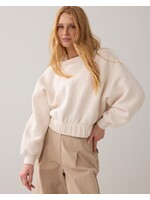 Summum Summum, Jersey boxy Soft sweat, Ivory, size: