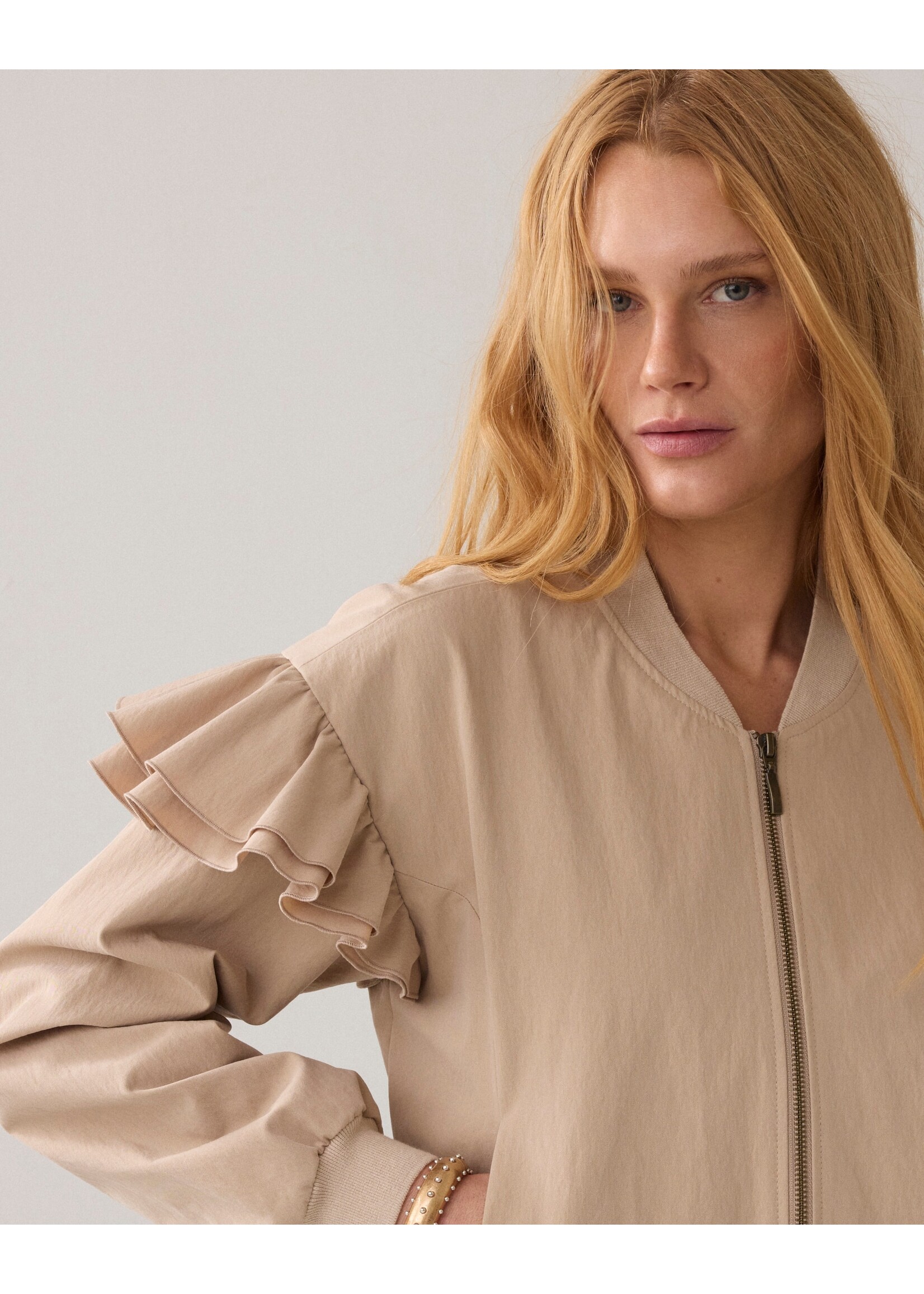 Summum Summum, Bomber Cotton blend, Alpaca, Size: