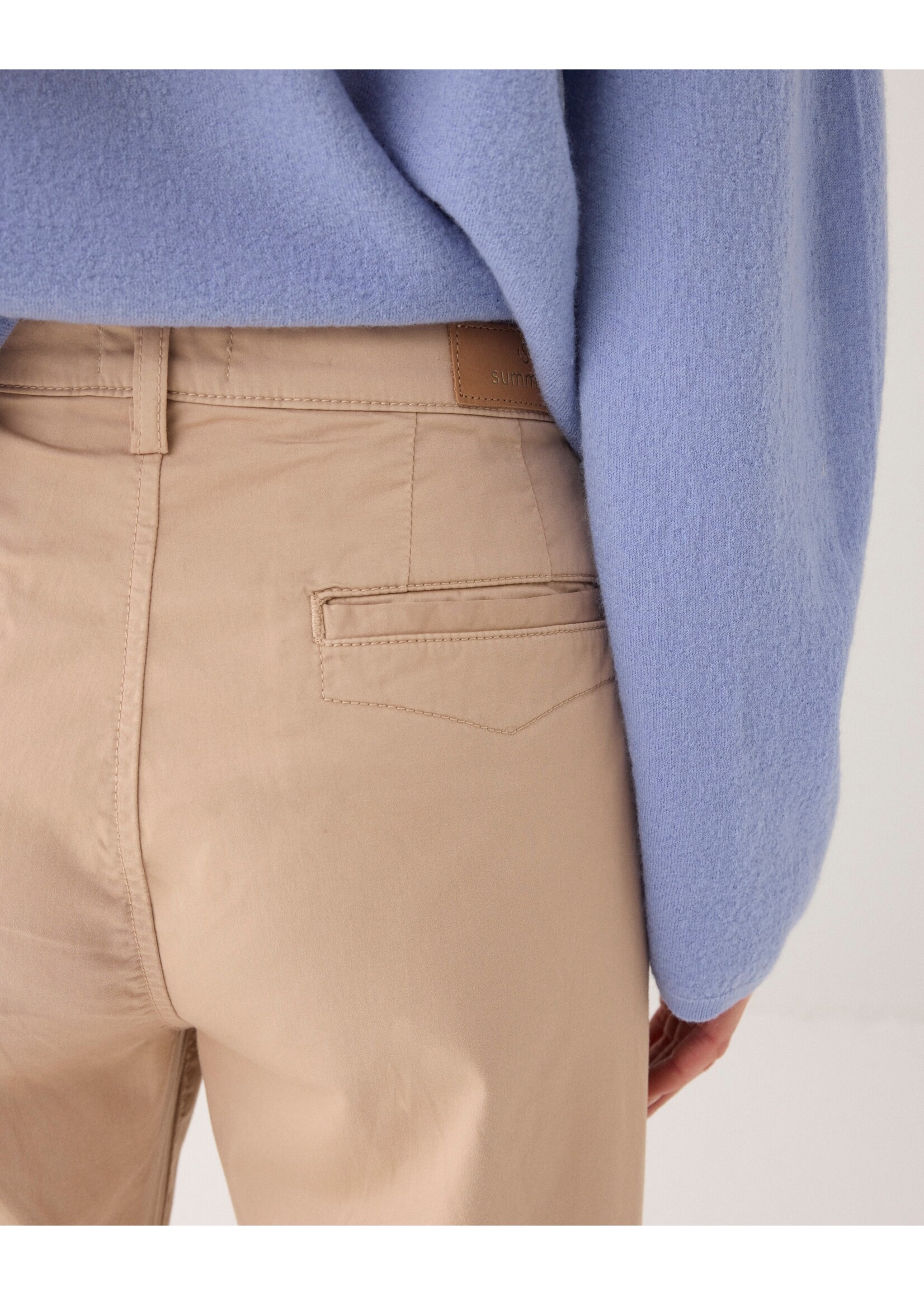 Summum Summum, Trousers Cotton blend inseam approx , Alpaca, Size: