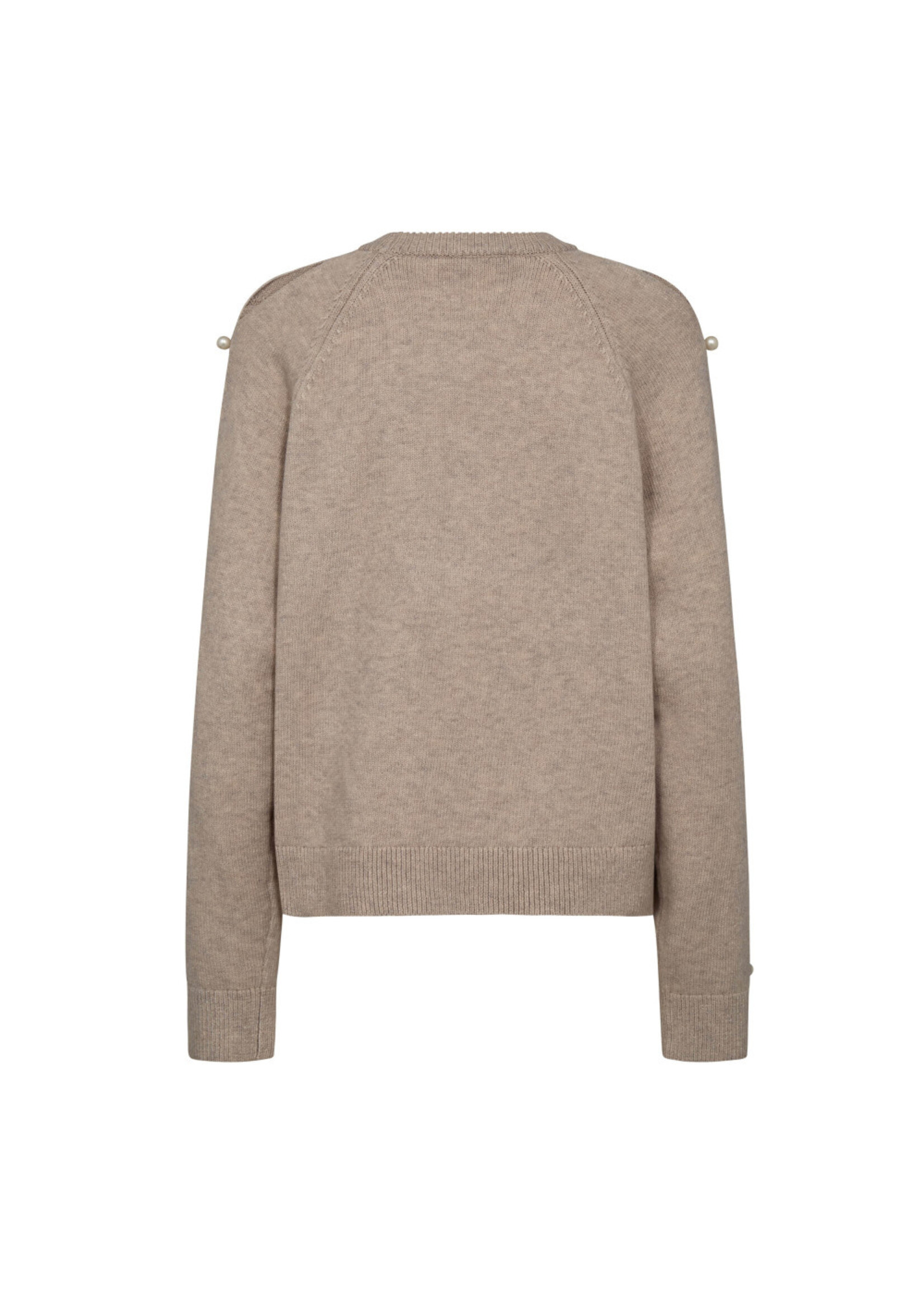 Co Couture Co'Couture, RowanCC Pearl Sleeve Knit, Bone, Size: