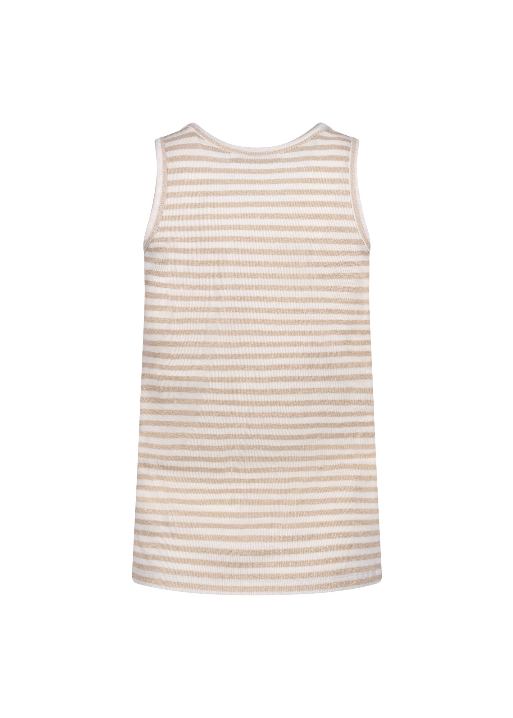 Nukus Nukus, Steffie Singlet Lurex, Off white/gold, Size: