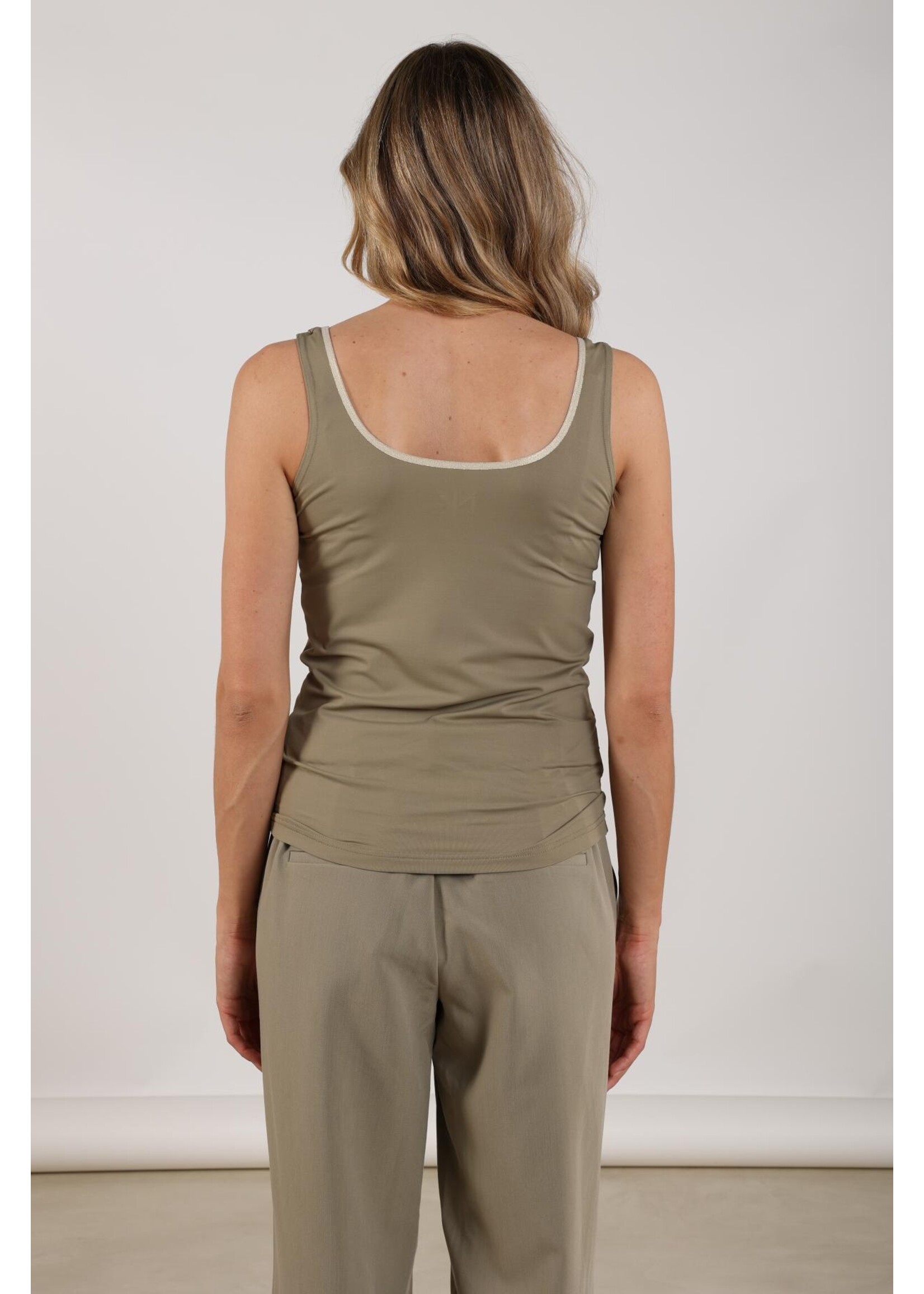 Nukus Nukus, Juba Singlet, Army/gold, Size: