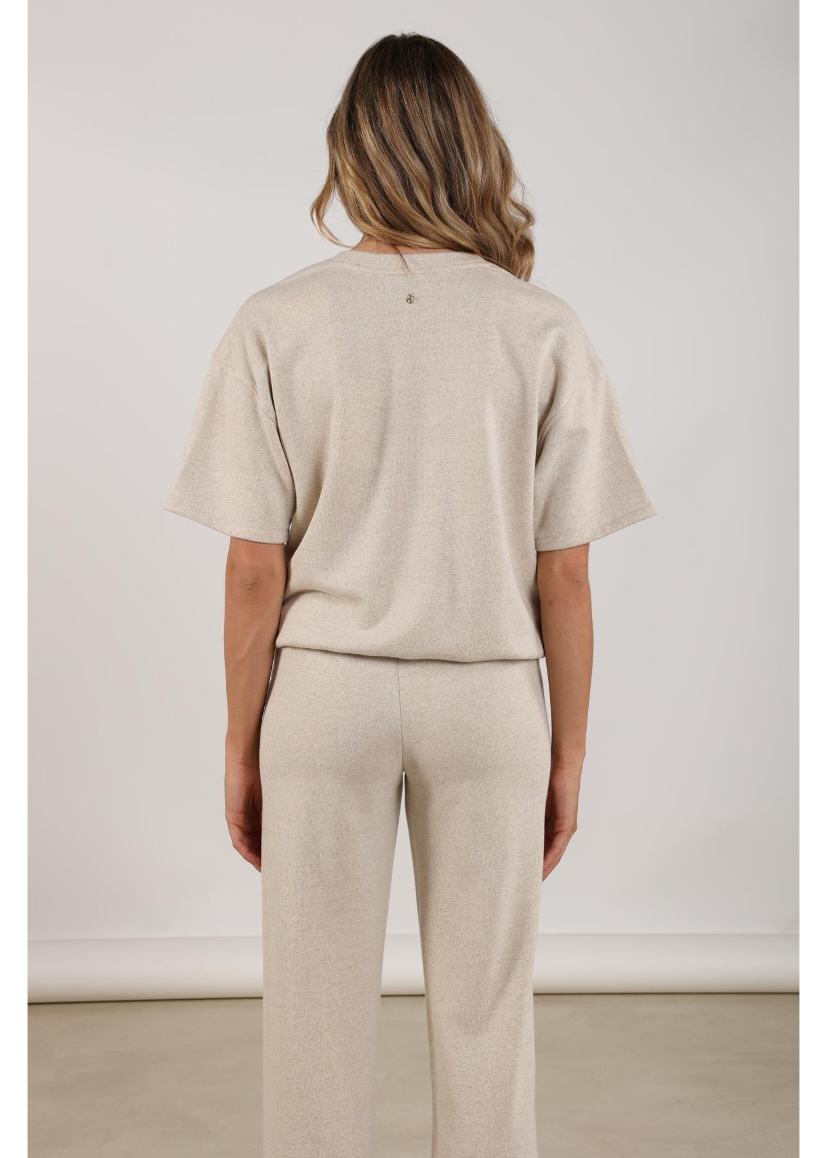 Nukus Nukus, Rachel Pants Lurex , Sand, Size: