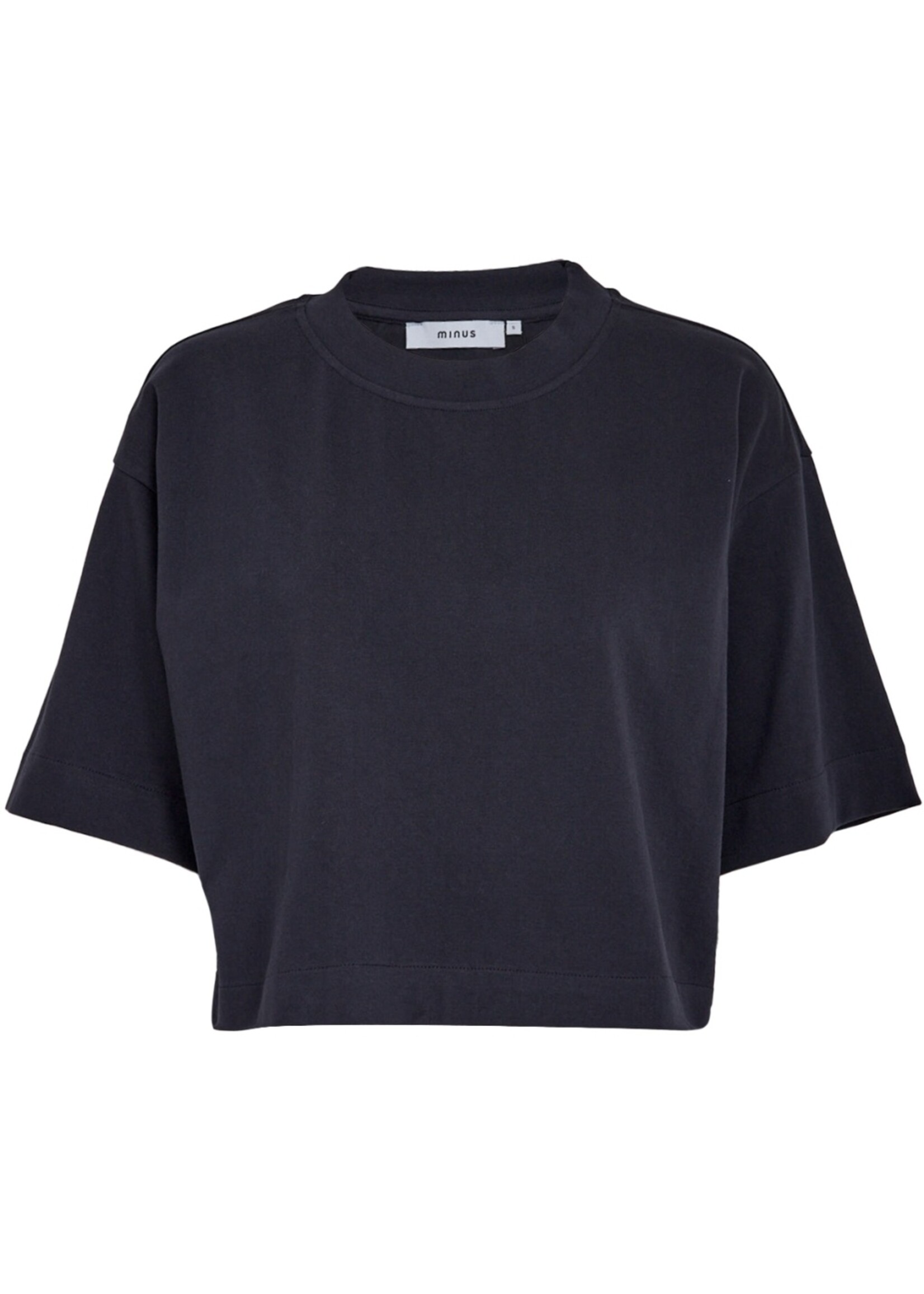 Minus Minus, MSGamma Cropped GOTS T-shirt, Sky Captain, Size: