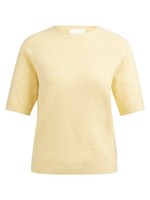 Yaya Yaya, Zachte trui met korte mouwen, Reed yellow melange, Size: