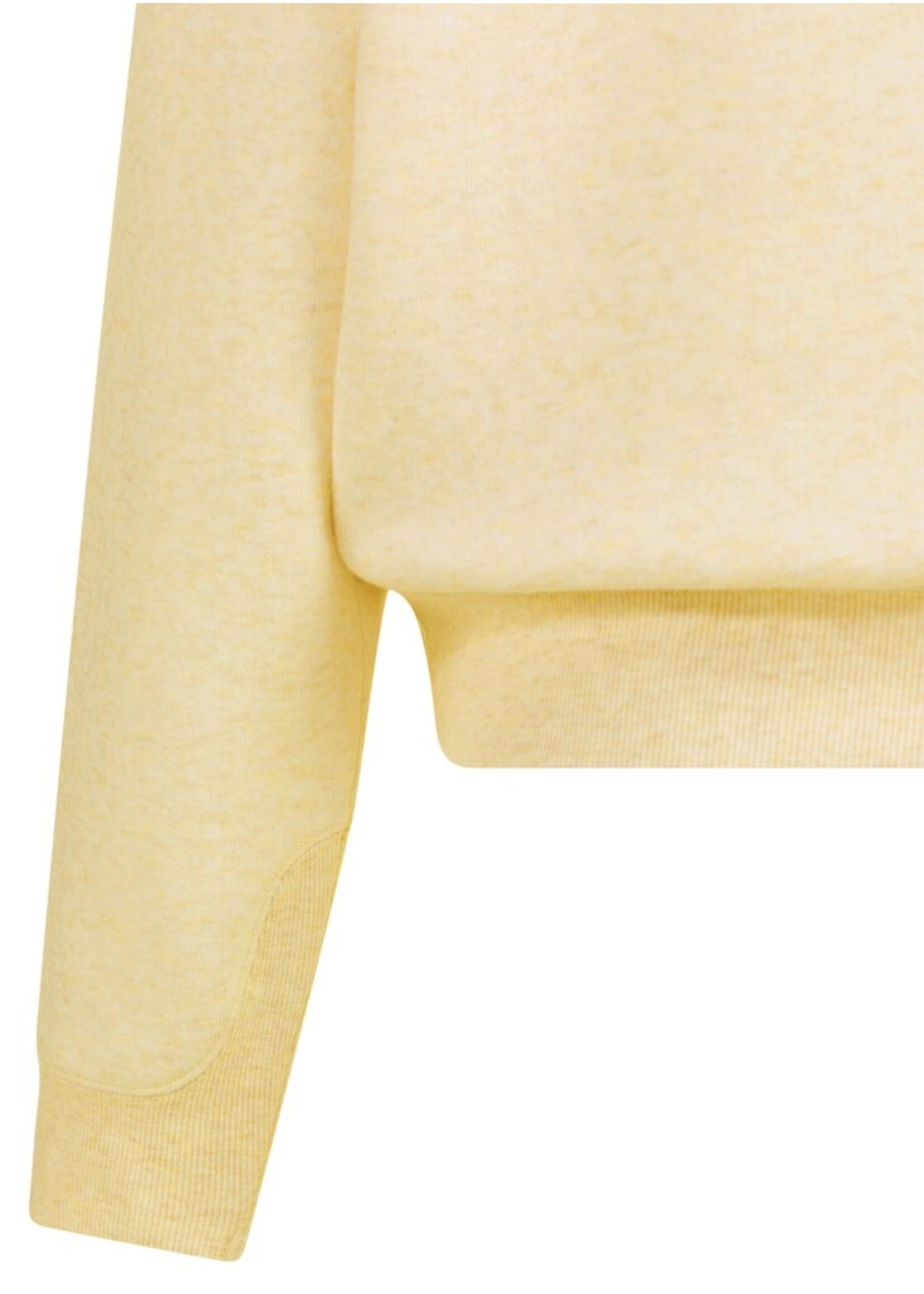 Yaya Yaya, Zachte sweater met artwork 'iconic', Reed yellow melange, Size