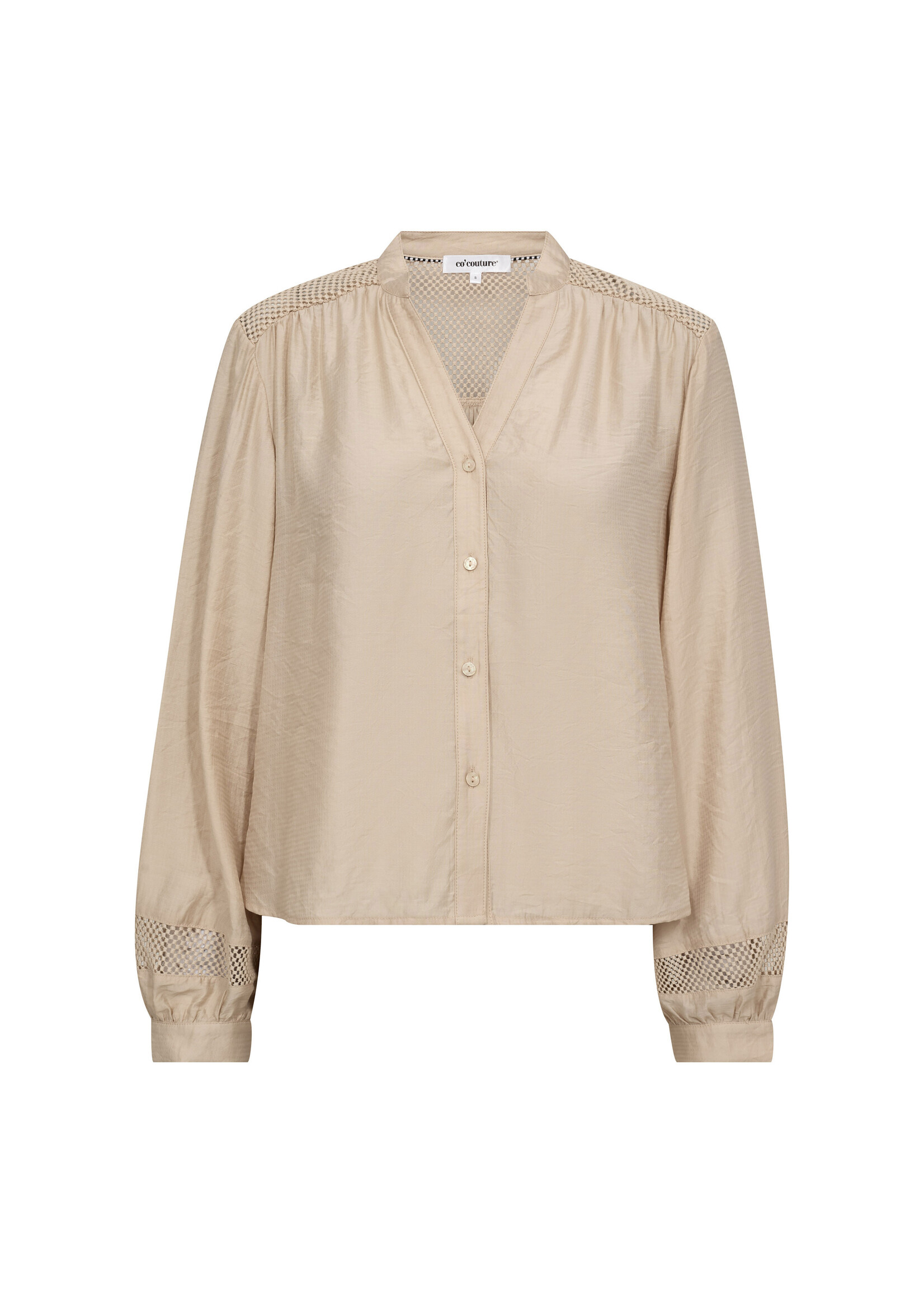 Co Couture Co'Couture, GwendaCC V-Shirt, Mink, Size: