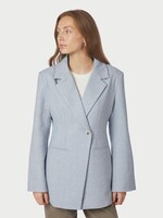 Neo Noir Neo Noir, Bowie Herringbone S Blazer, Light blue, Size: